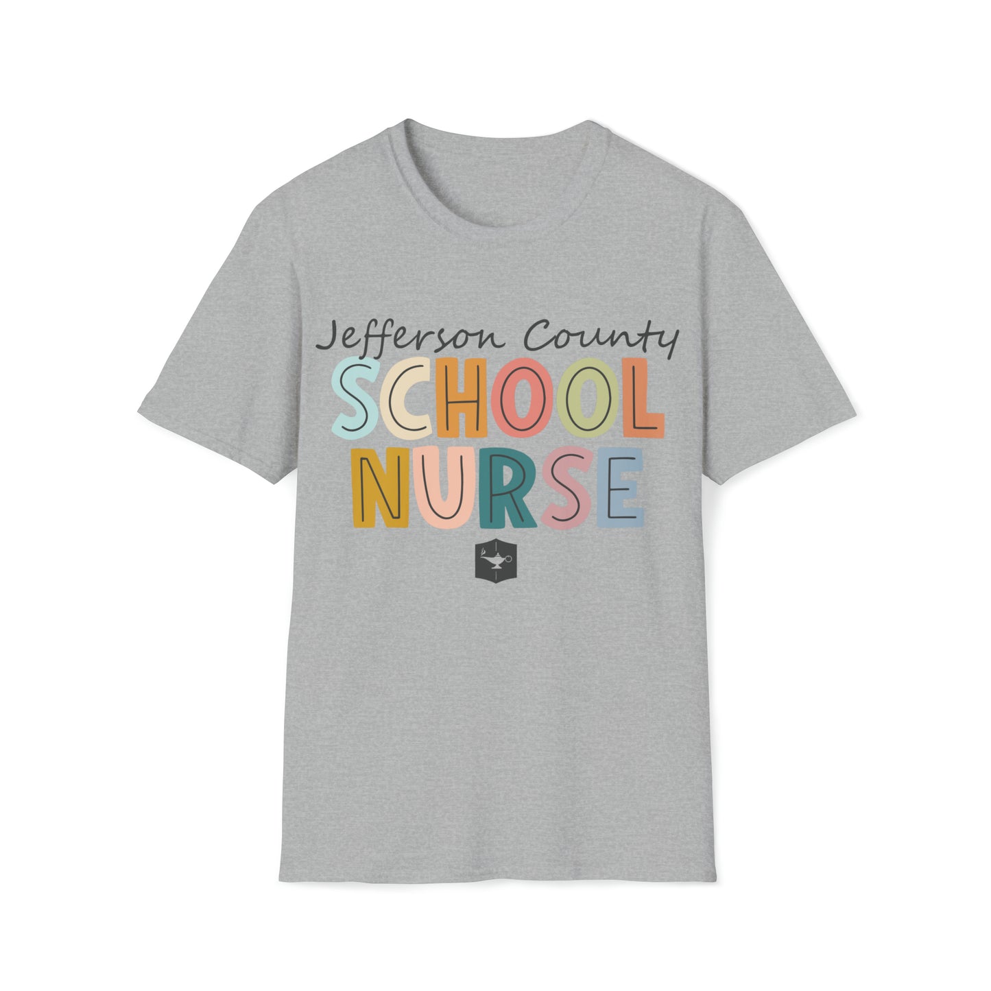 JeffCoEd Nurse Alt Colorful Softstyle T-Shirt