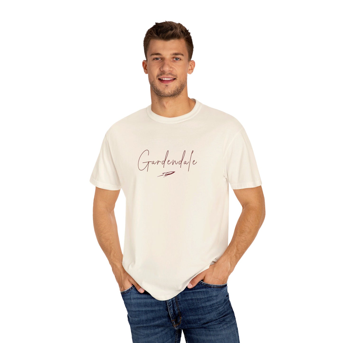 Gardendale Script Unisex Garment-Dyed T-shirt