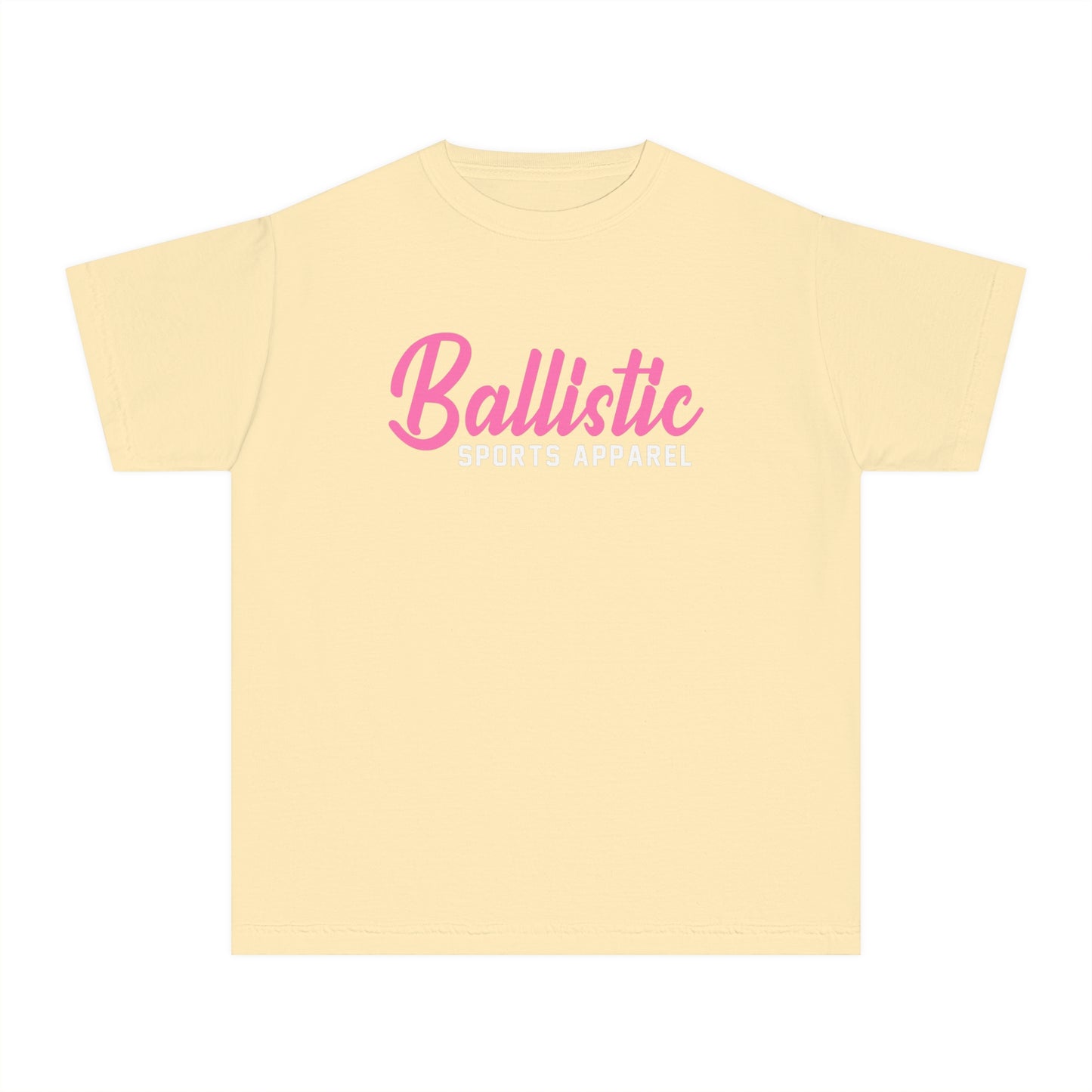 Ballistic Pink Logo Youth Midweight Tee