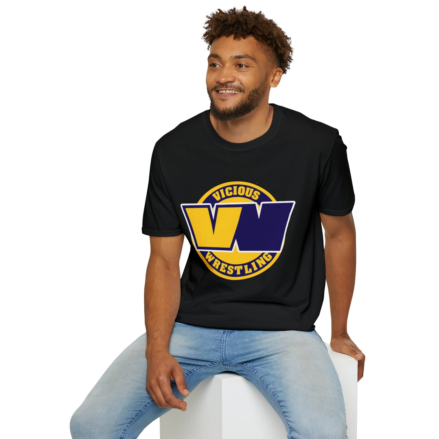 Vicious Wrestling Logo Softstyle T-Shirt