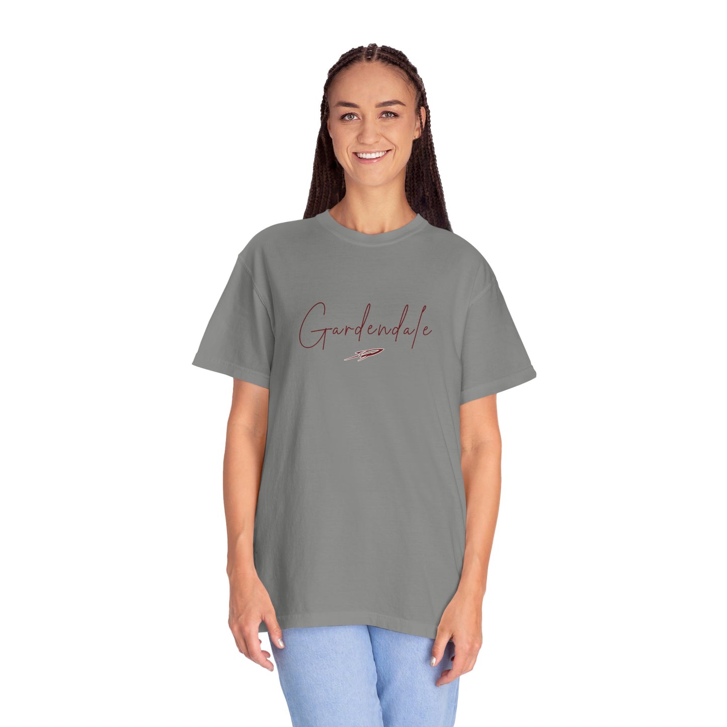 Gardendale Script Unisex Garment-Dyed T-shirt