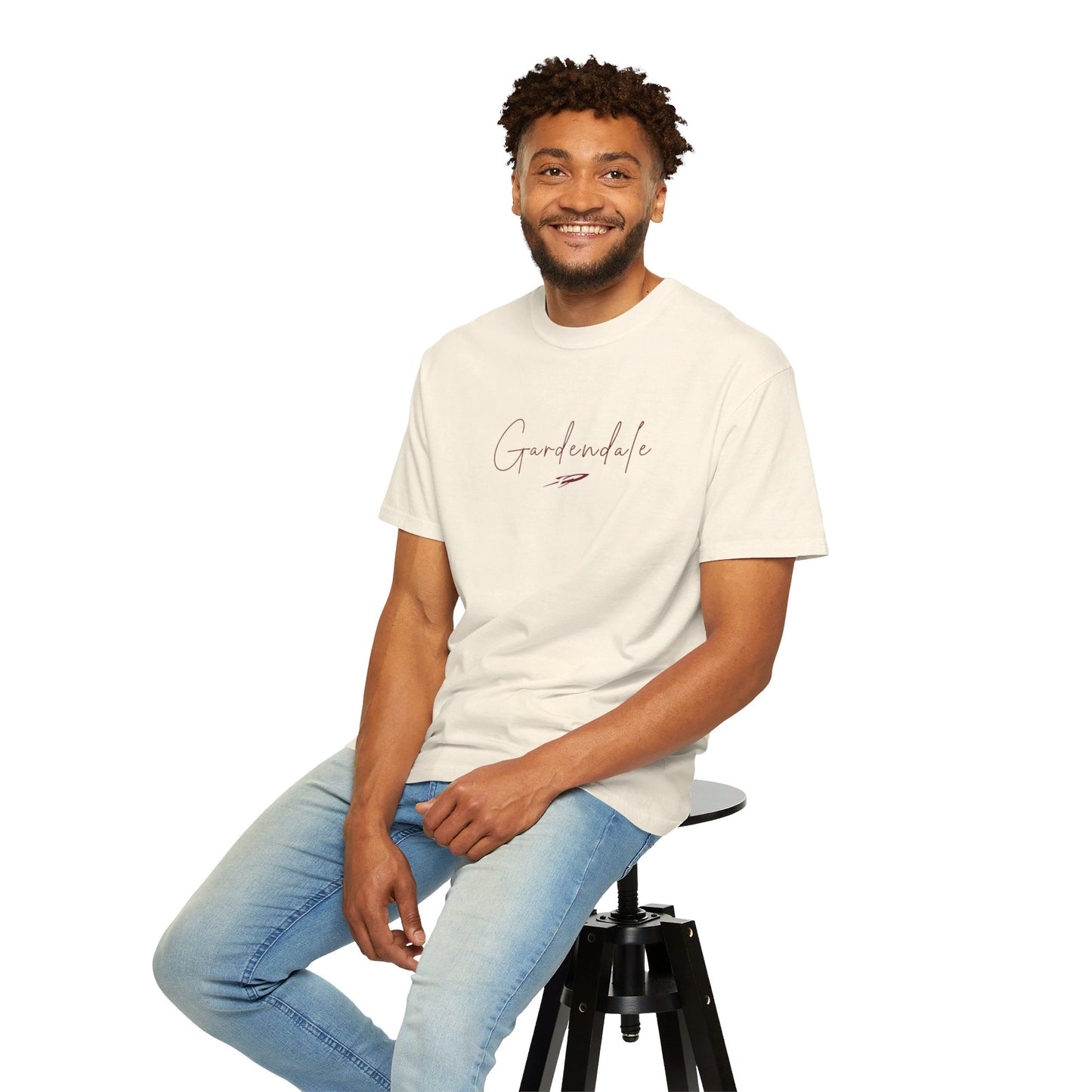 Gardendale Script Unisex Garment-Dyed T-shirt