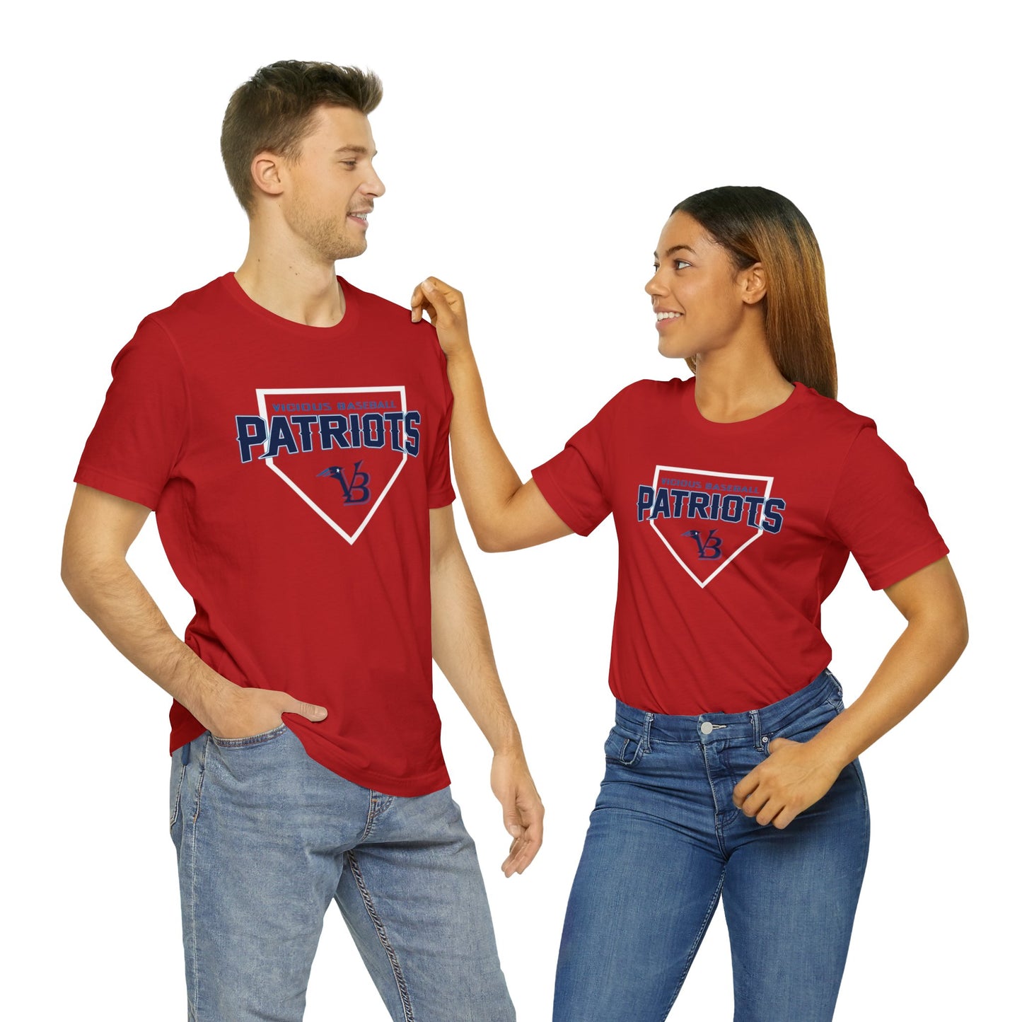 VB Patriots Plate Jersey Short Sleeve Tee