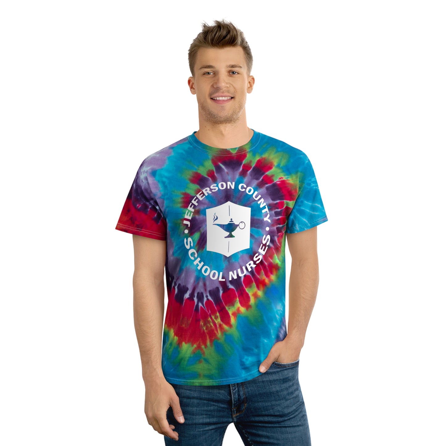 JefCoEd Nurse Tie-Dye Tee