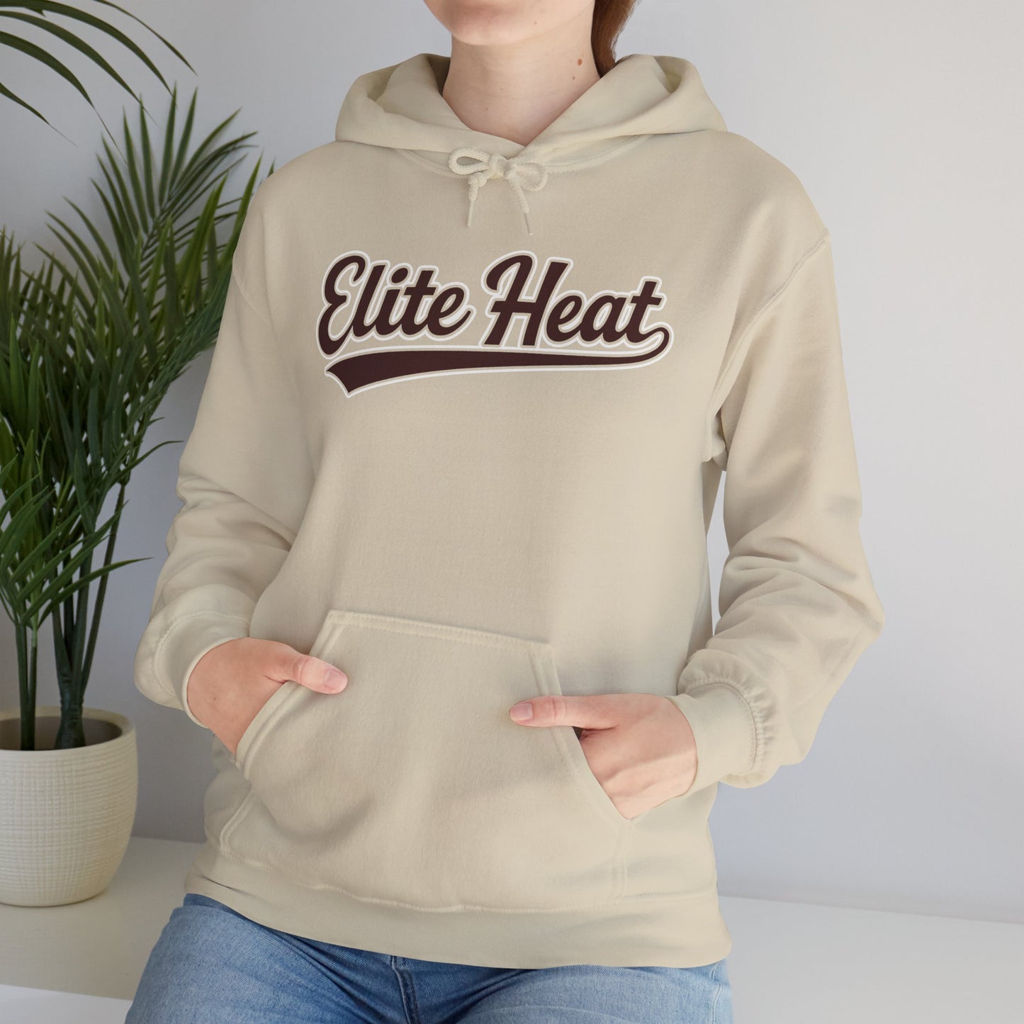 Elite Heat Hoodie — Retro Script Pullover