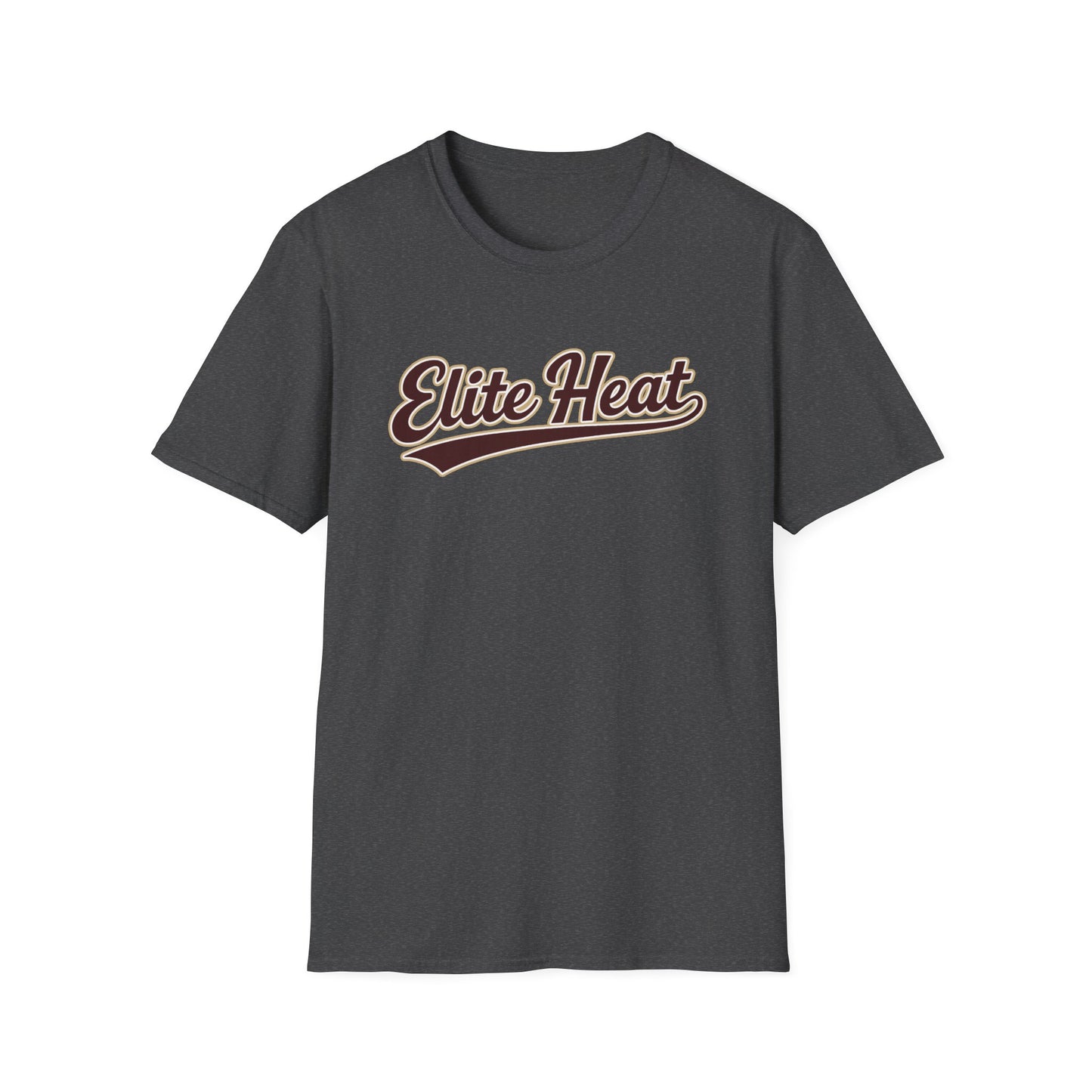 Elite Heat T-Shirt — Retro Script Athletic Tee