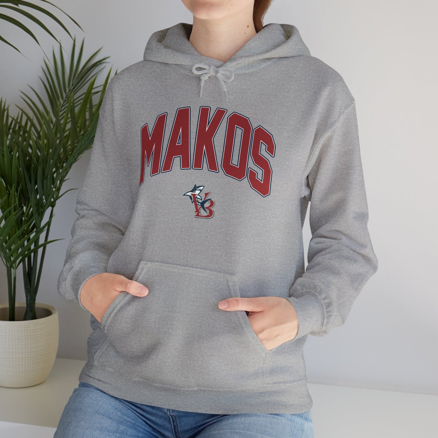 VB MAKOS Heavy Blend Hooded Sweatshirt - Team Spirit Apparel