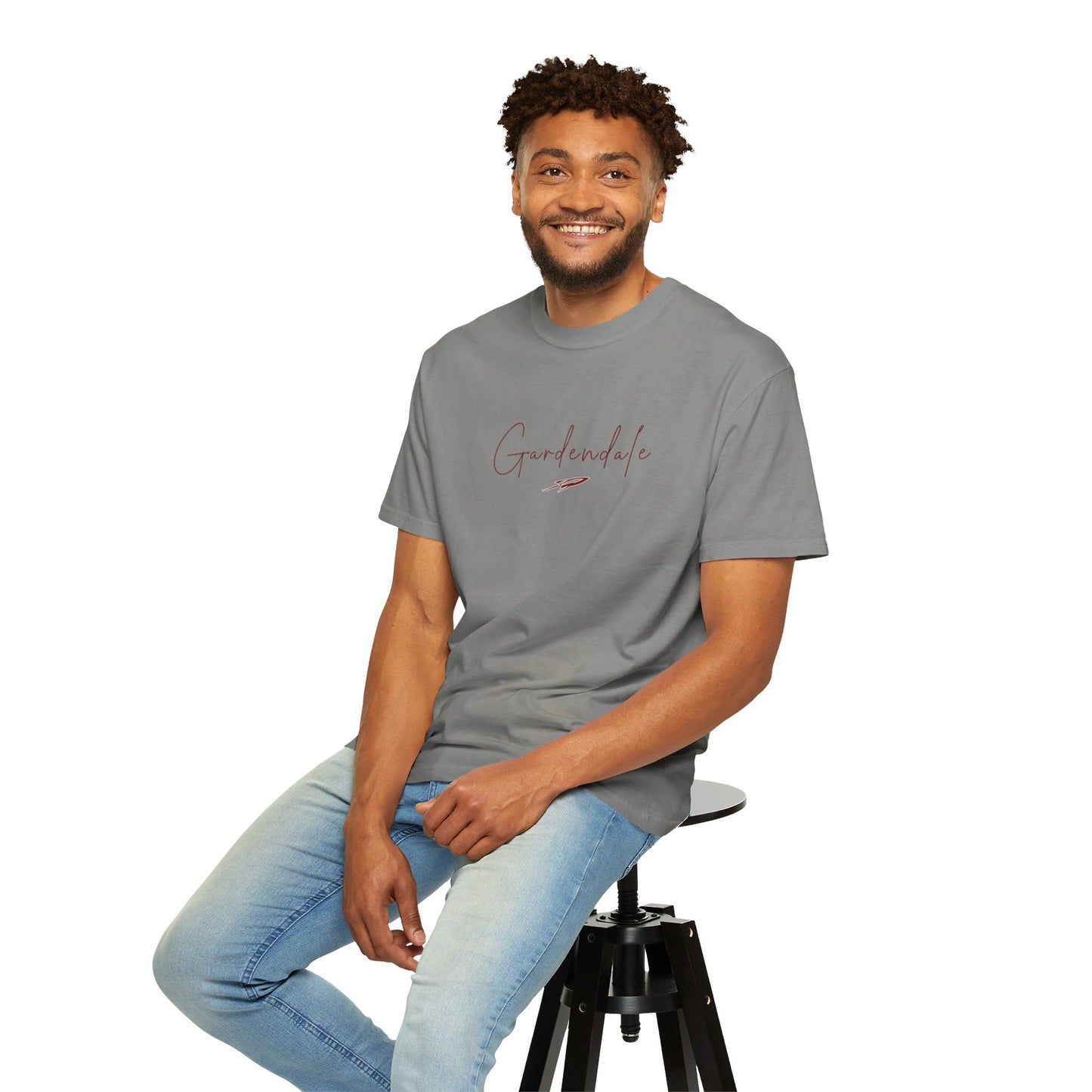 Gardendale Script Unisex Garment-Dyed T-shirt