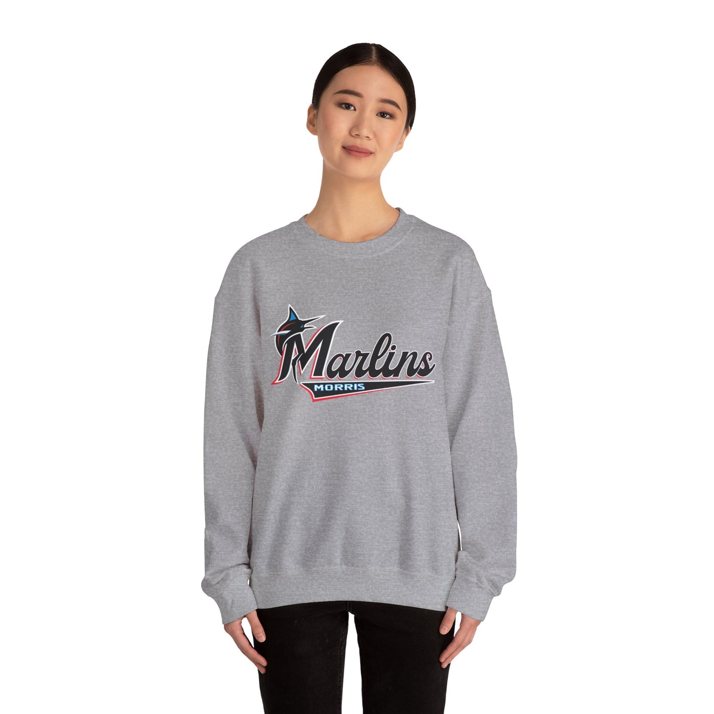 Morris Marlins Heavy Blend™ Crewneck Sweatshirt