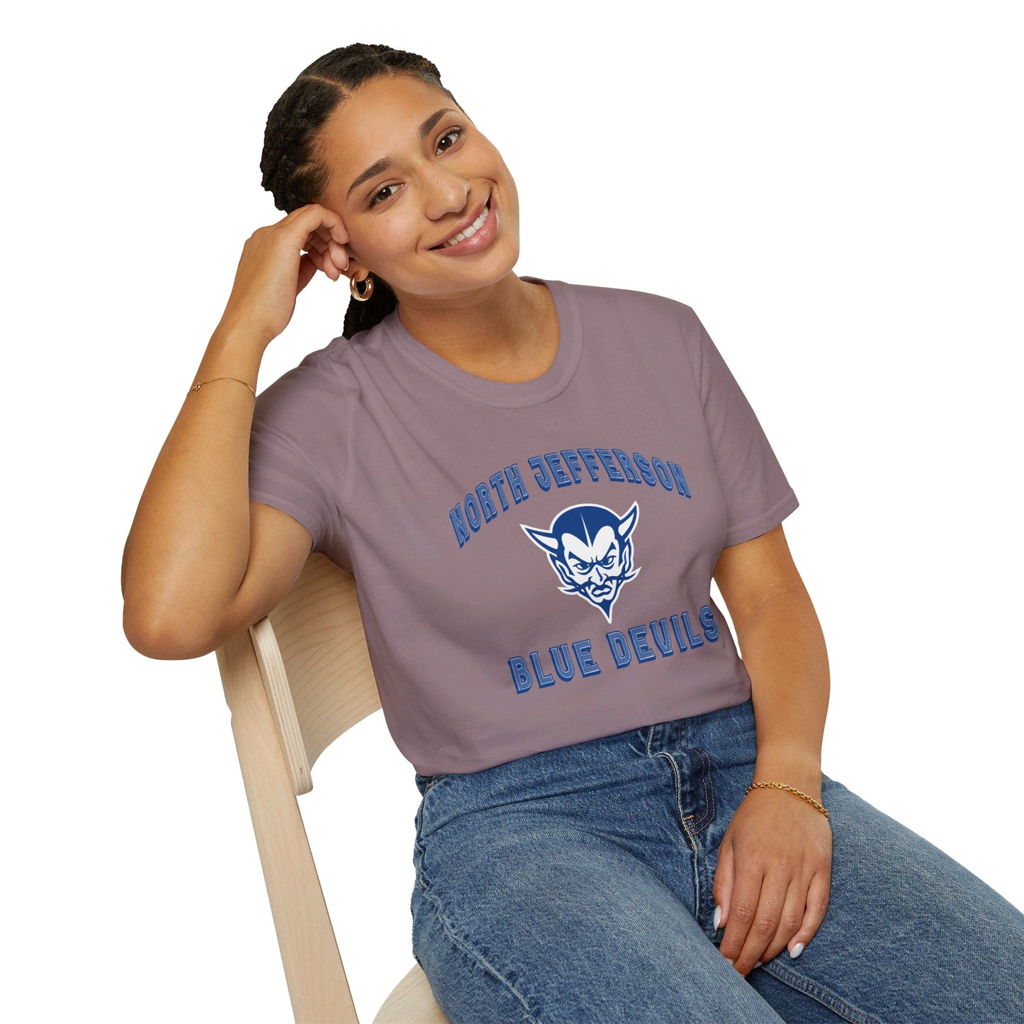 NJ Blue Devils Vintage Softstyle T-Shirt