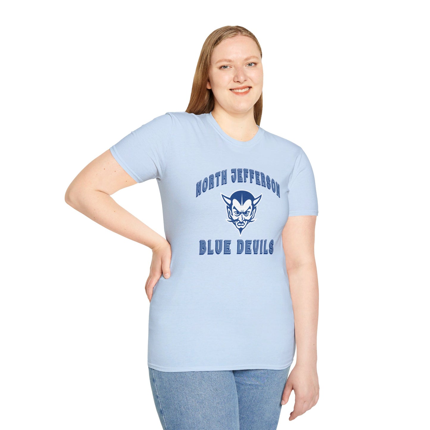 NJ Blue Devils Vintage Softstyle T-Shirt