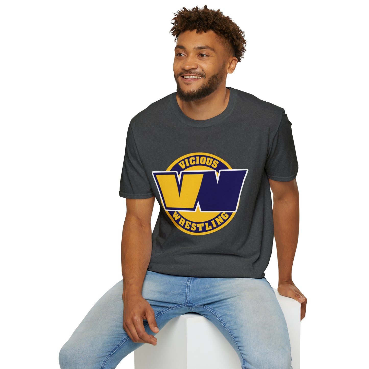 Vicious Wrestling Logo Softstyle T-Shirt