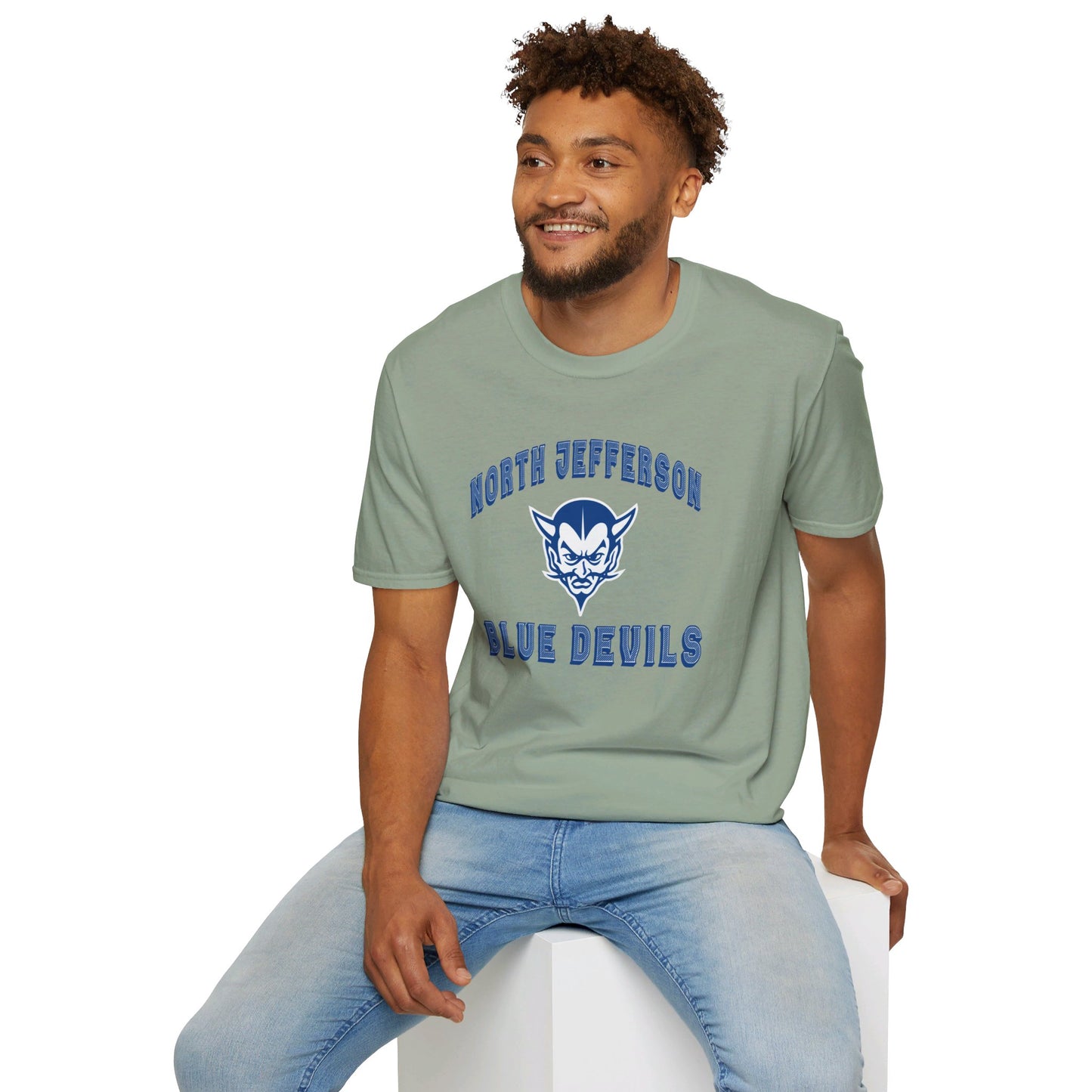 NJ Blue Devils Vintage Softstyle T-Shirt