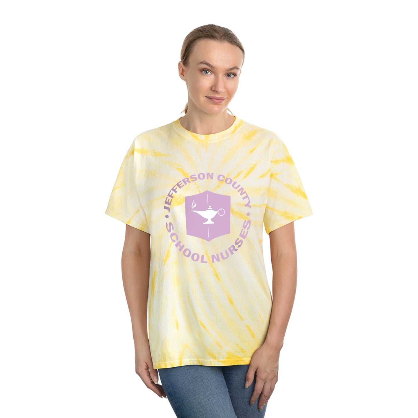 JeffCoEd Nurse Tie-Dye Tee, Cyclone