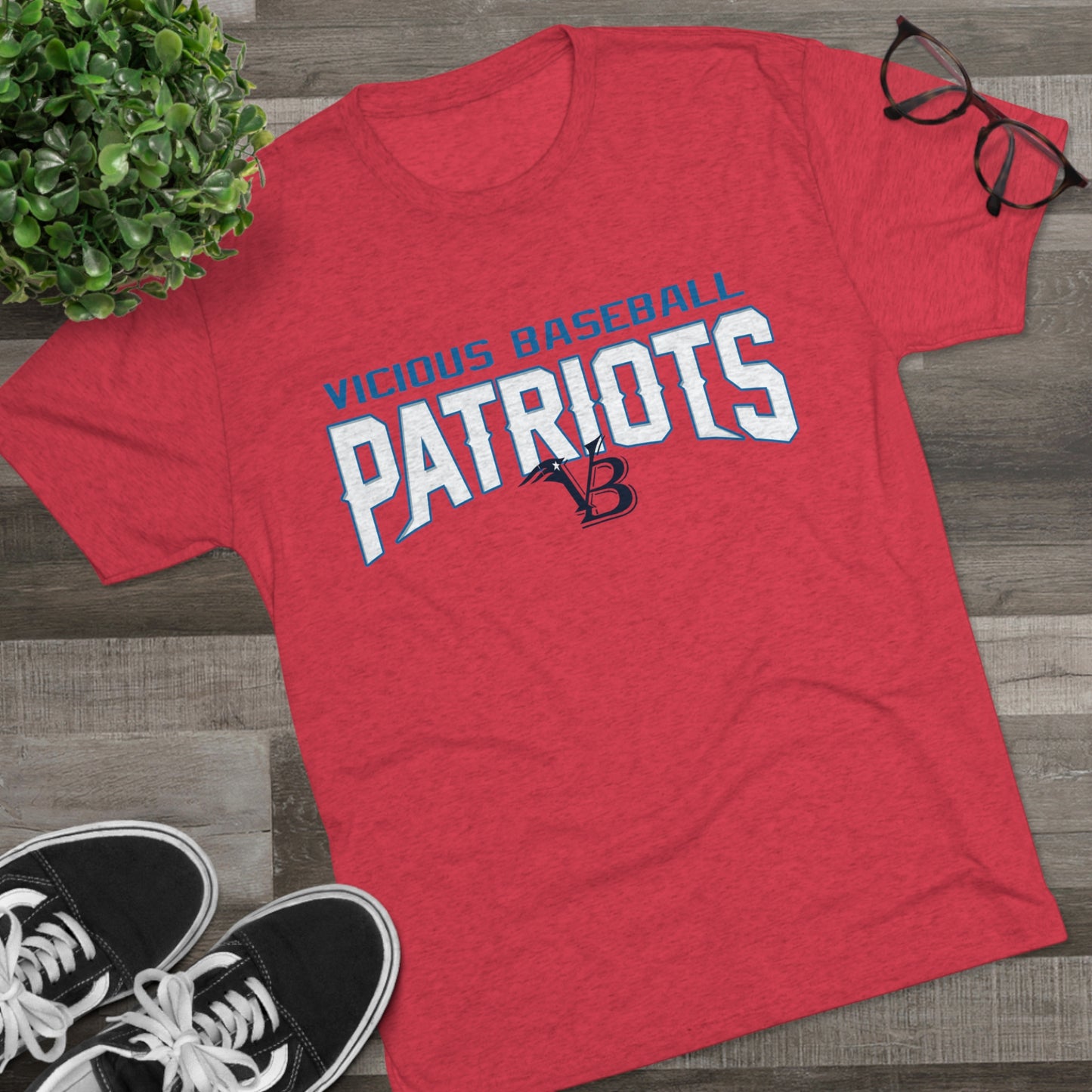 VB Patriots Tri-Blend Crew Tee