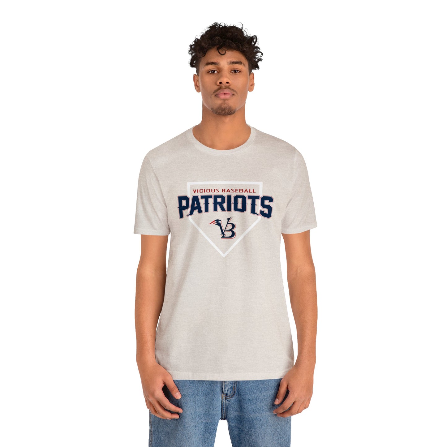 VB Patriots Plate Jersey Short Sleeve Tee