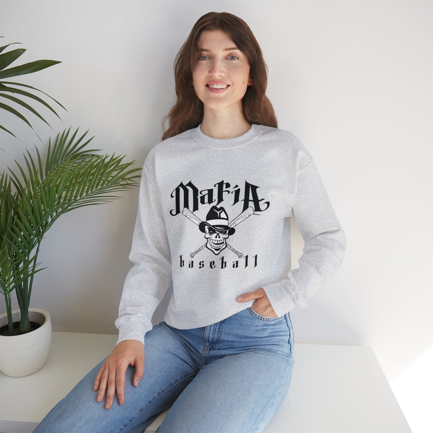 Mafia Baseball Heavy Blend™ Crewneck Sweatshirt