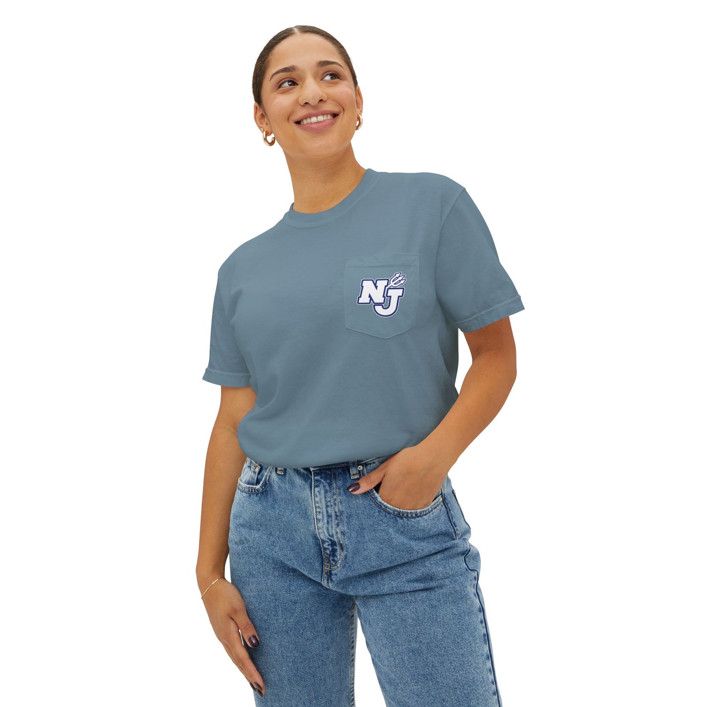 NJ Retro Garment-Dyed Pocket Tee