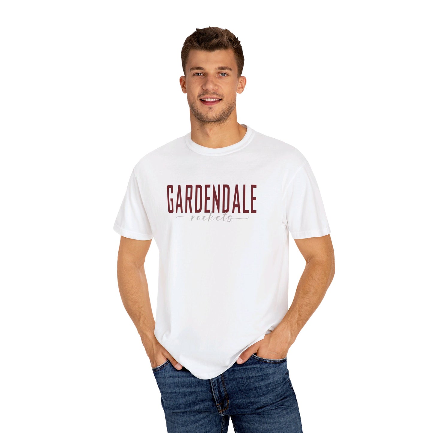 Gardendale Rockets Unisex Garment-Dyed T-shirt