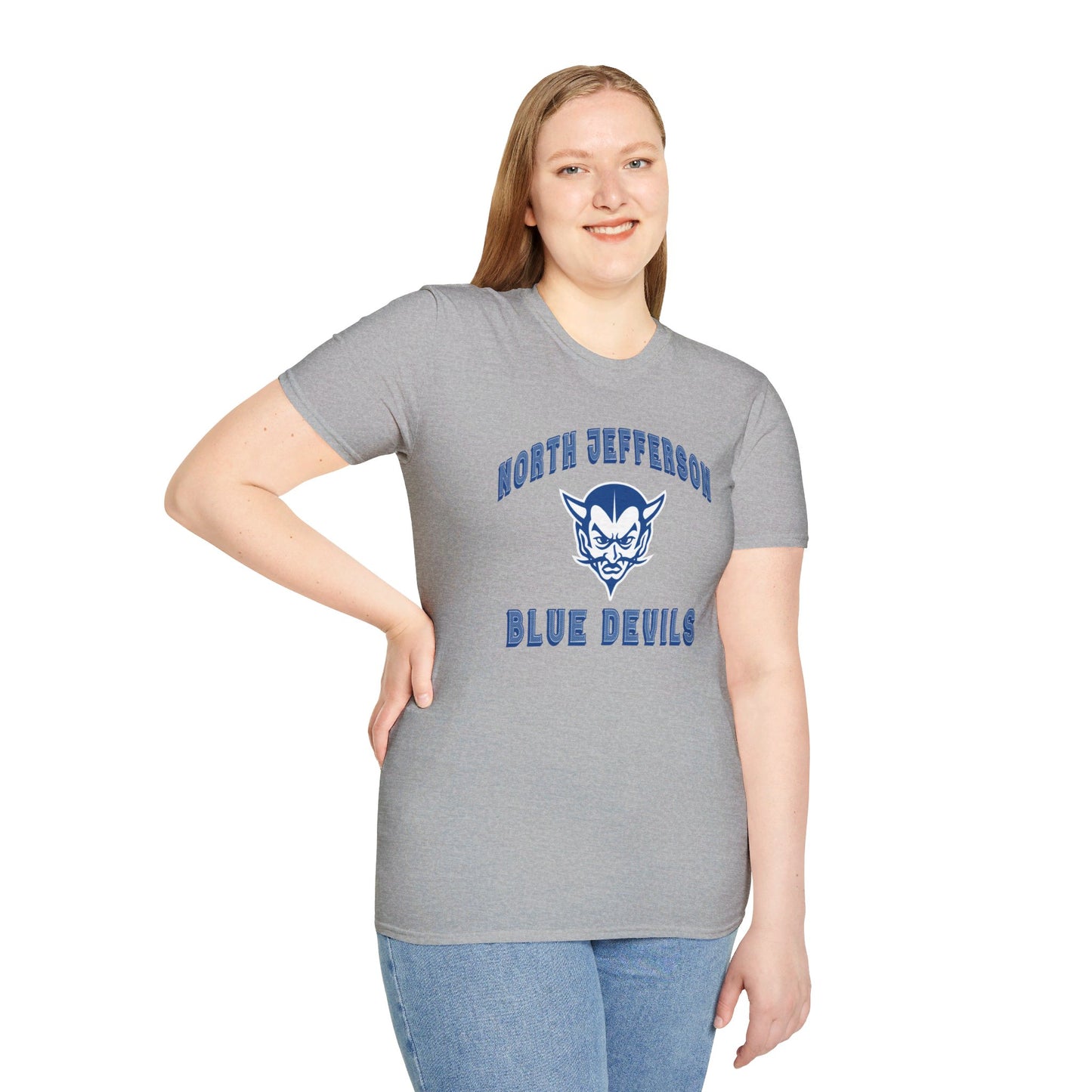 NJ Blue Devils Vintage Softstyle T-Shirt