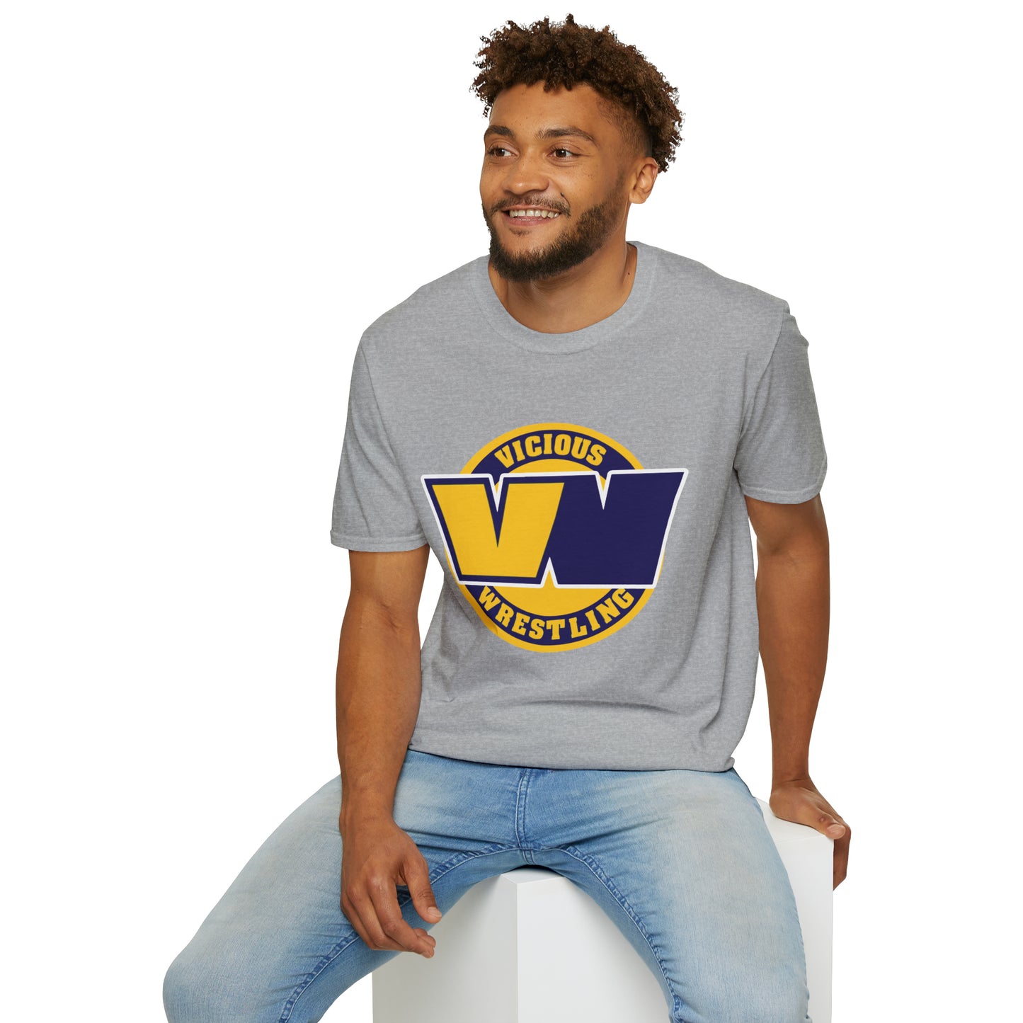 Vicious Wrestling Logo Softstyle T-Shirt