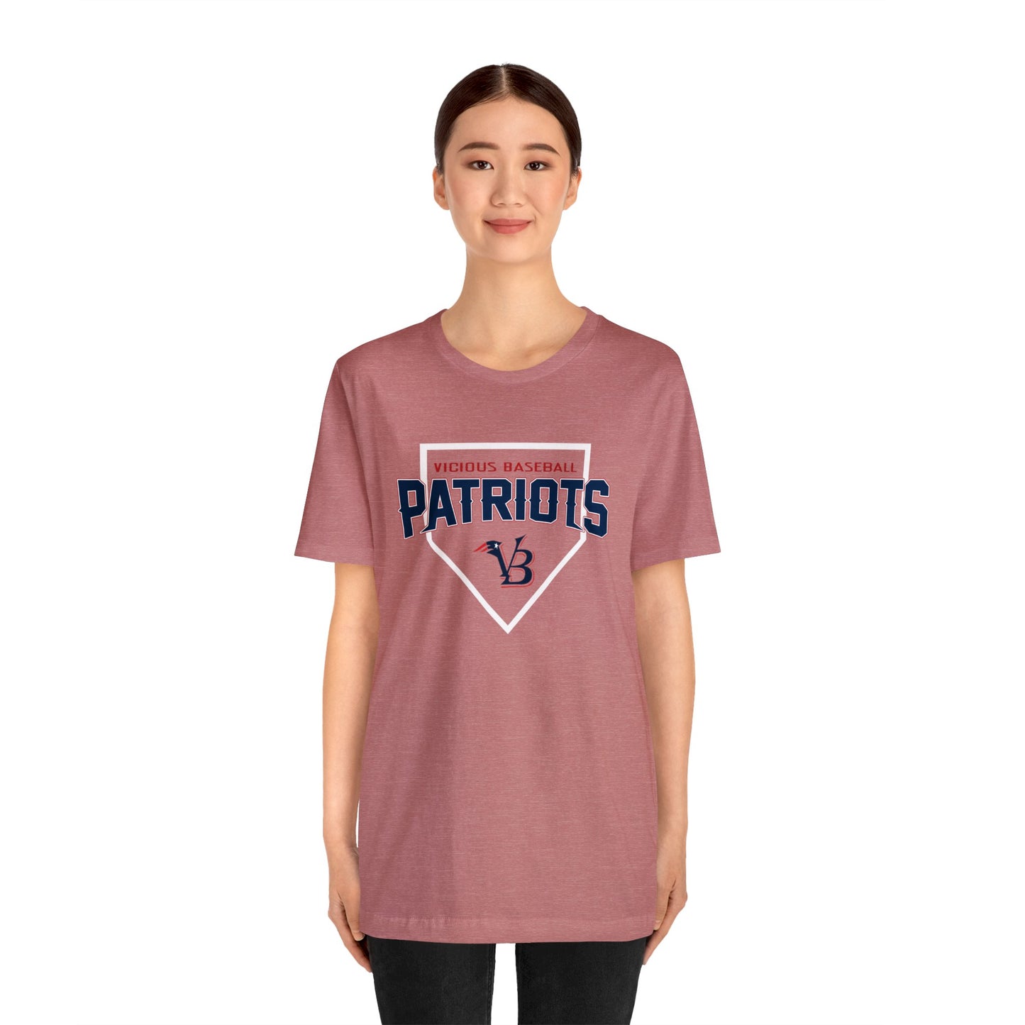 VB Patriots Plate Jersey Short Sleeve Tee