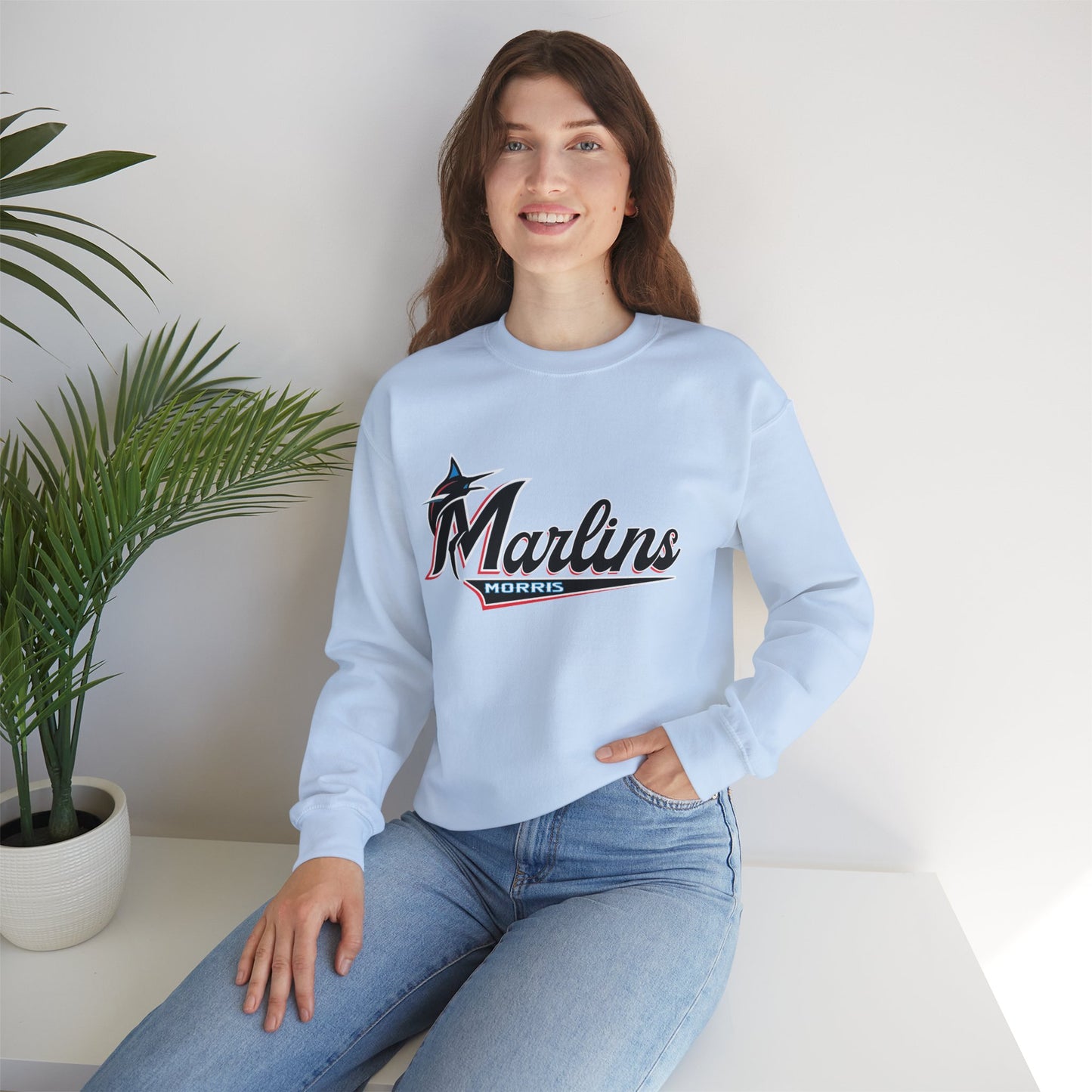 Morris Marlins Heavy Blend™ Crewneck Sweatshirt