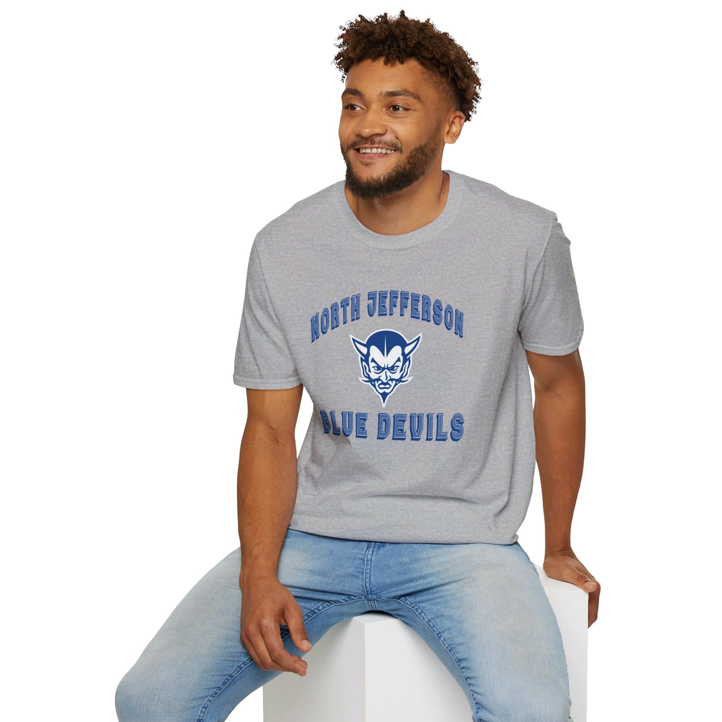 NJ Blue Devils Vintage Softstyle T-Shirt