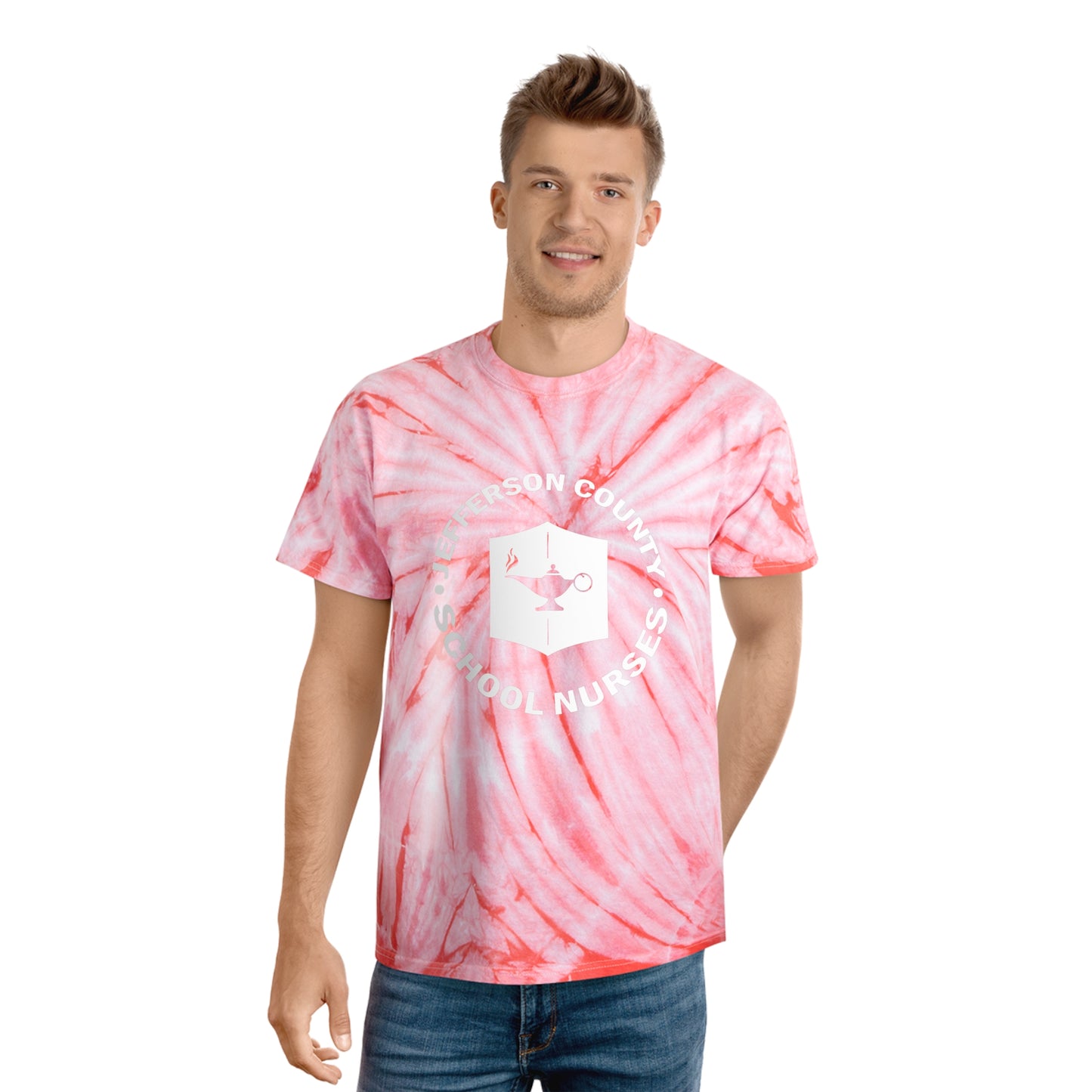 JeffCoEd Nurse Tie-Dye Tee, Cyclone