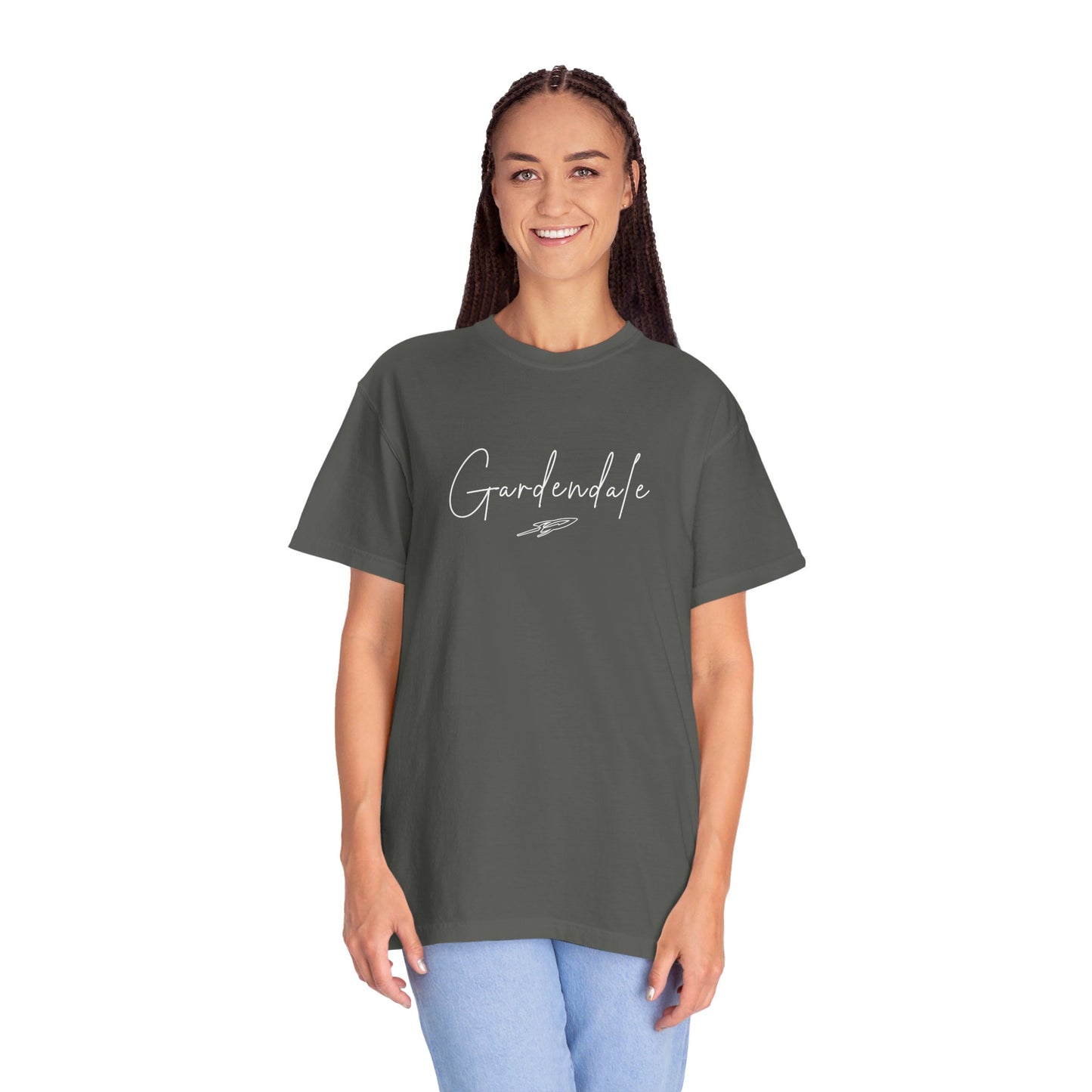 Gardendale Script Unisex Garment-Dyed T-shirt