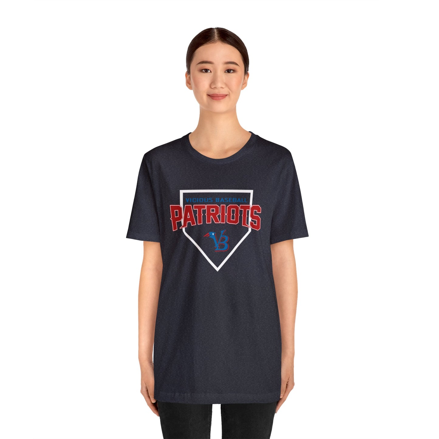 VB Patriots Plate Jersey Short Sleeve Tee