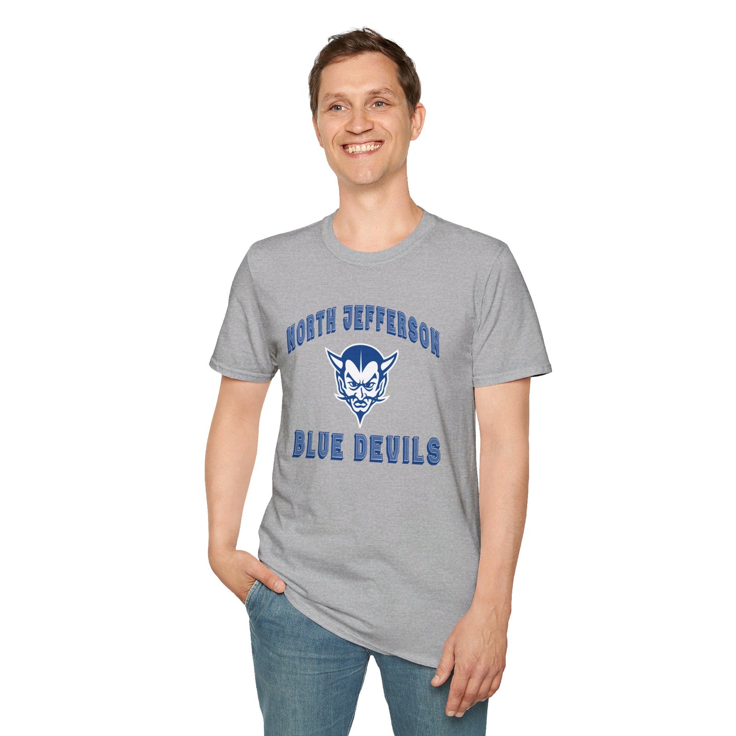 NJ Blue Devils Vintage Softstyle T-Shirt