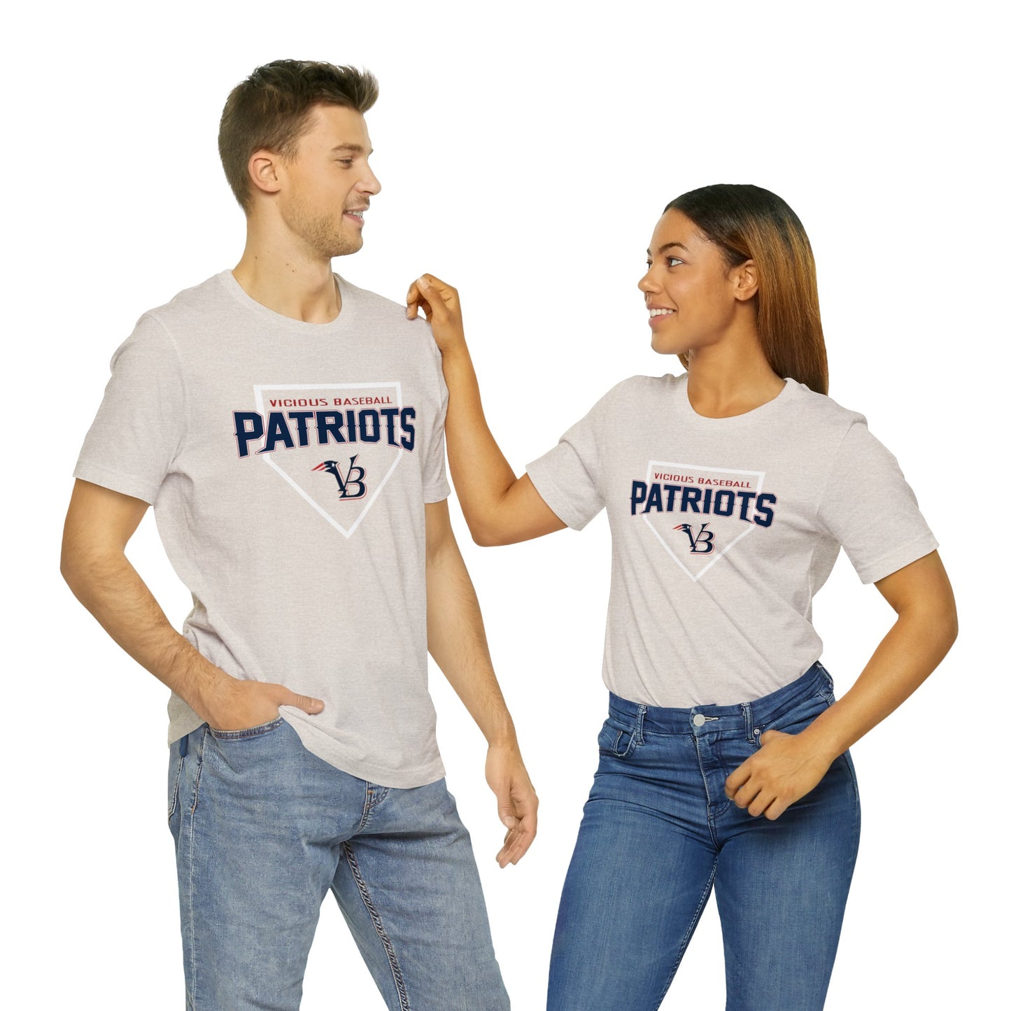 VB Patriots Plate Jersey Short Sleeve Tee