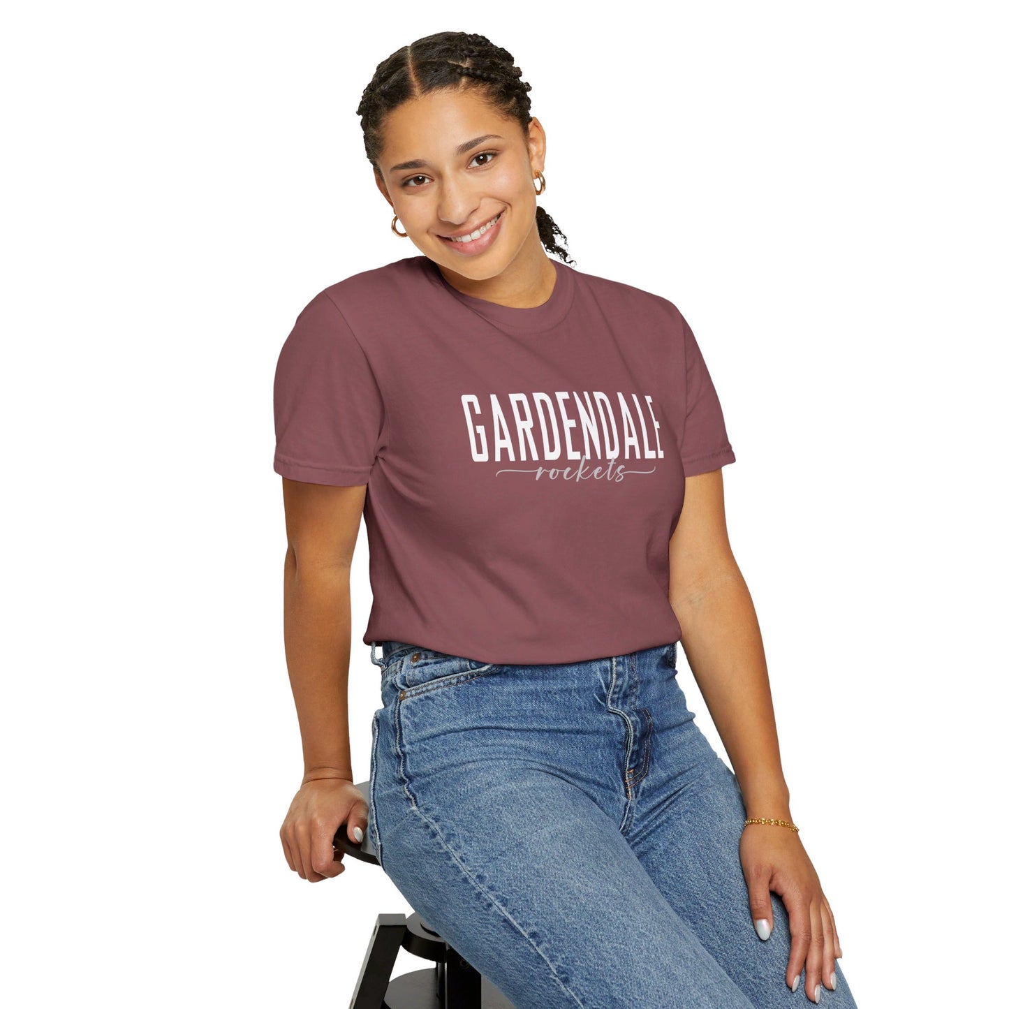 Gardendale Rockets Unisex Garment-Dyed T-shirt