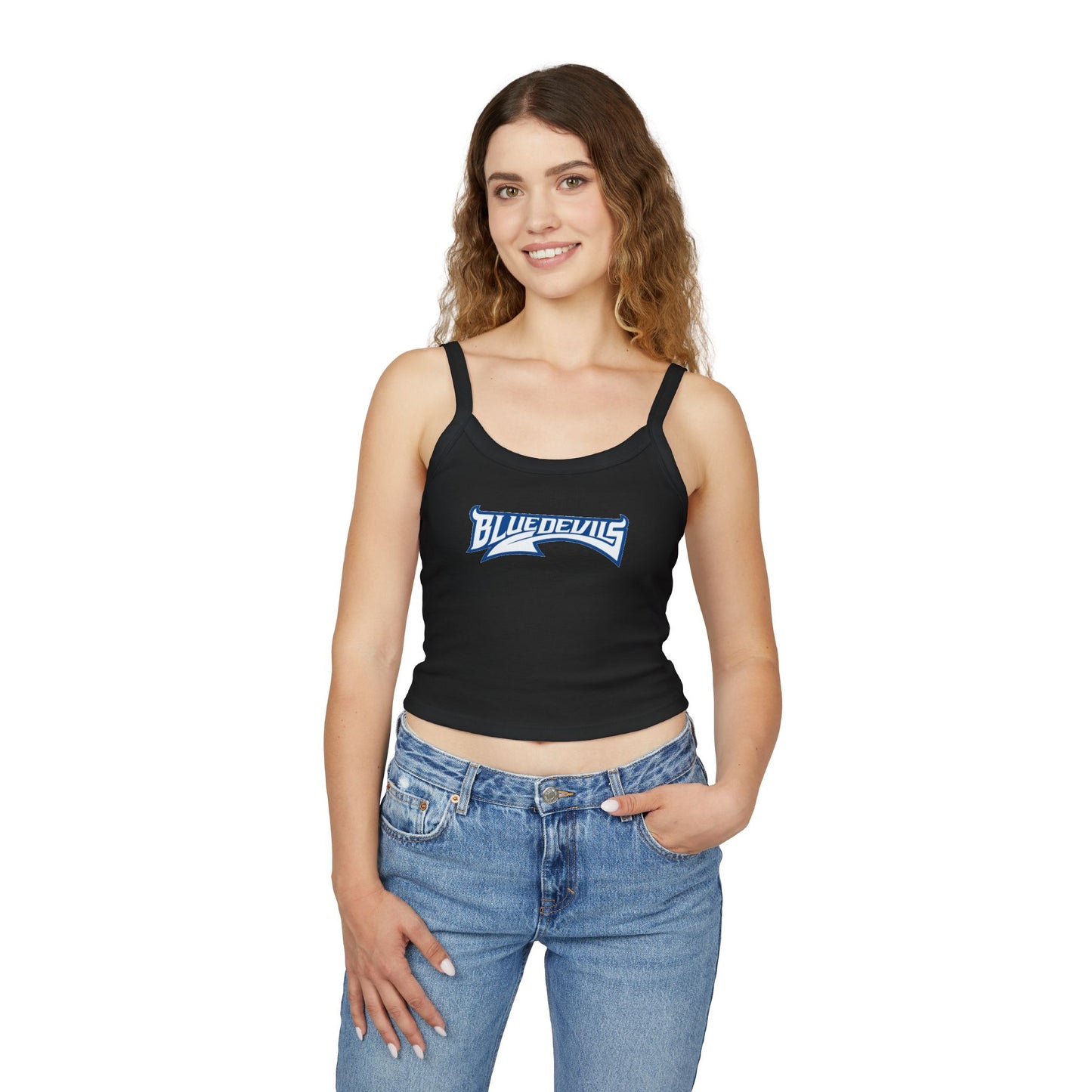 Women's Blue Devils Spaghetti Strap Tank Top