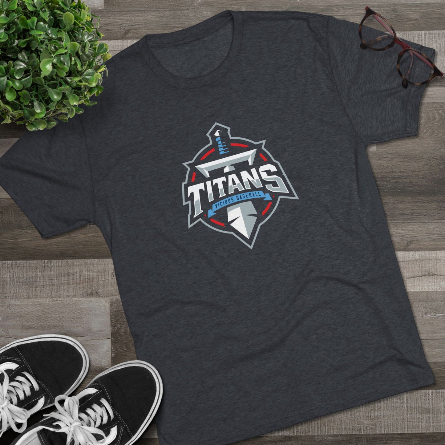 VB Titans Unisex Tri-Blend Crew Tee