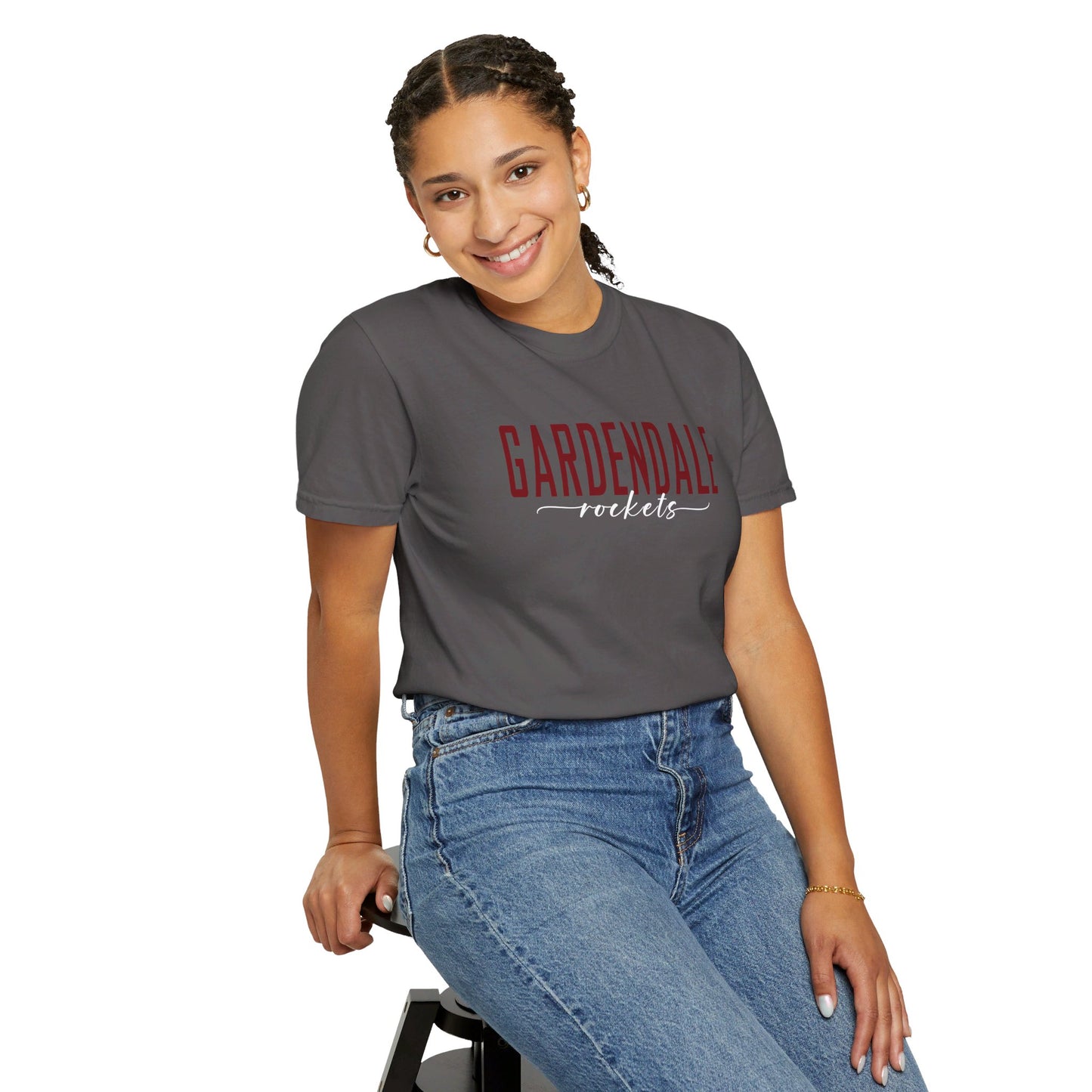 Gardendale Rockets Unisex Garment-Dyed T-shirt