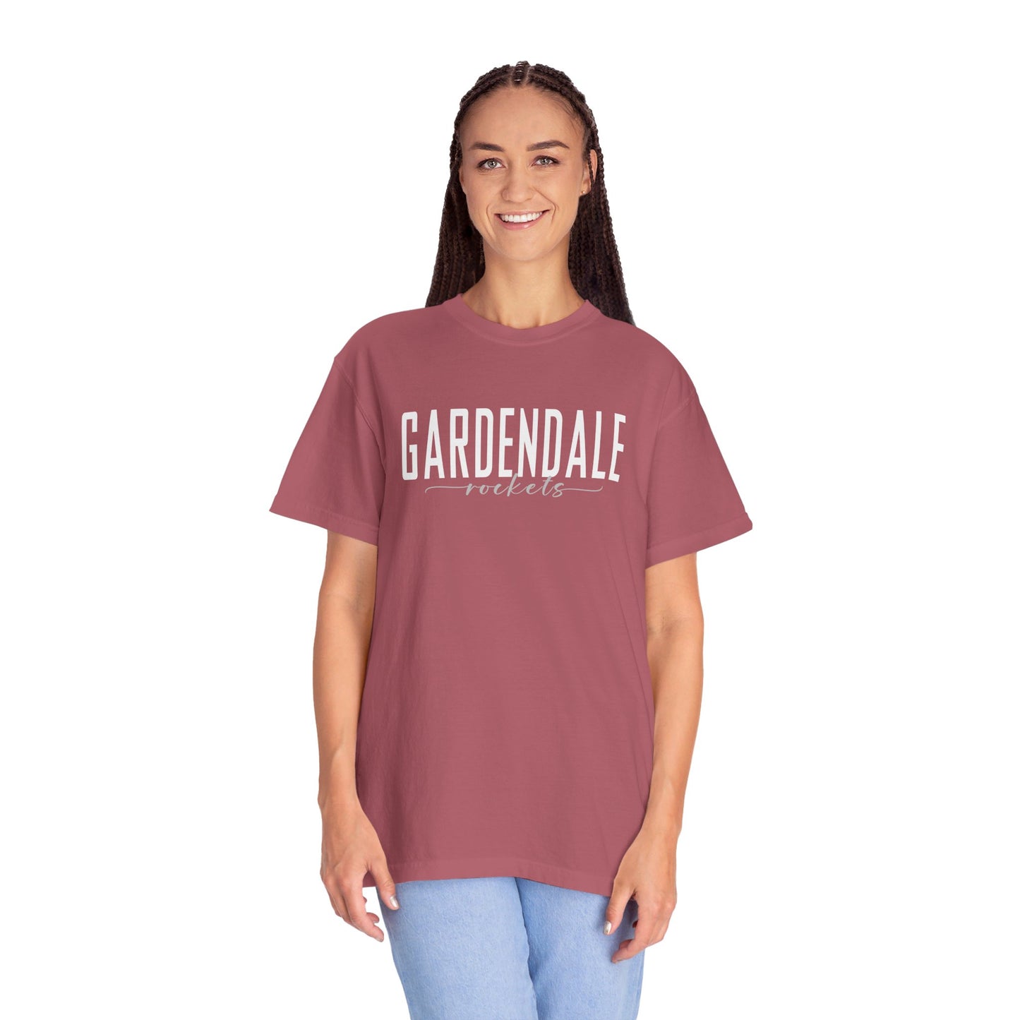 Gardendale Rockets Unisex Garment-Dyed T-shirt