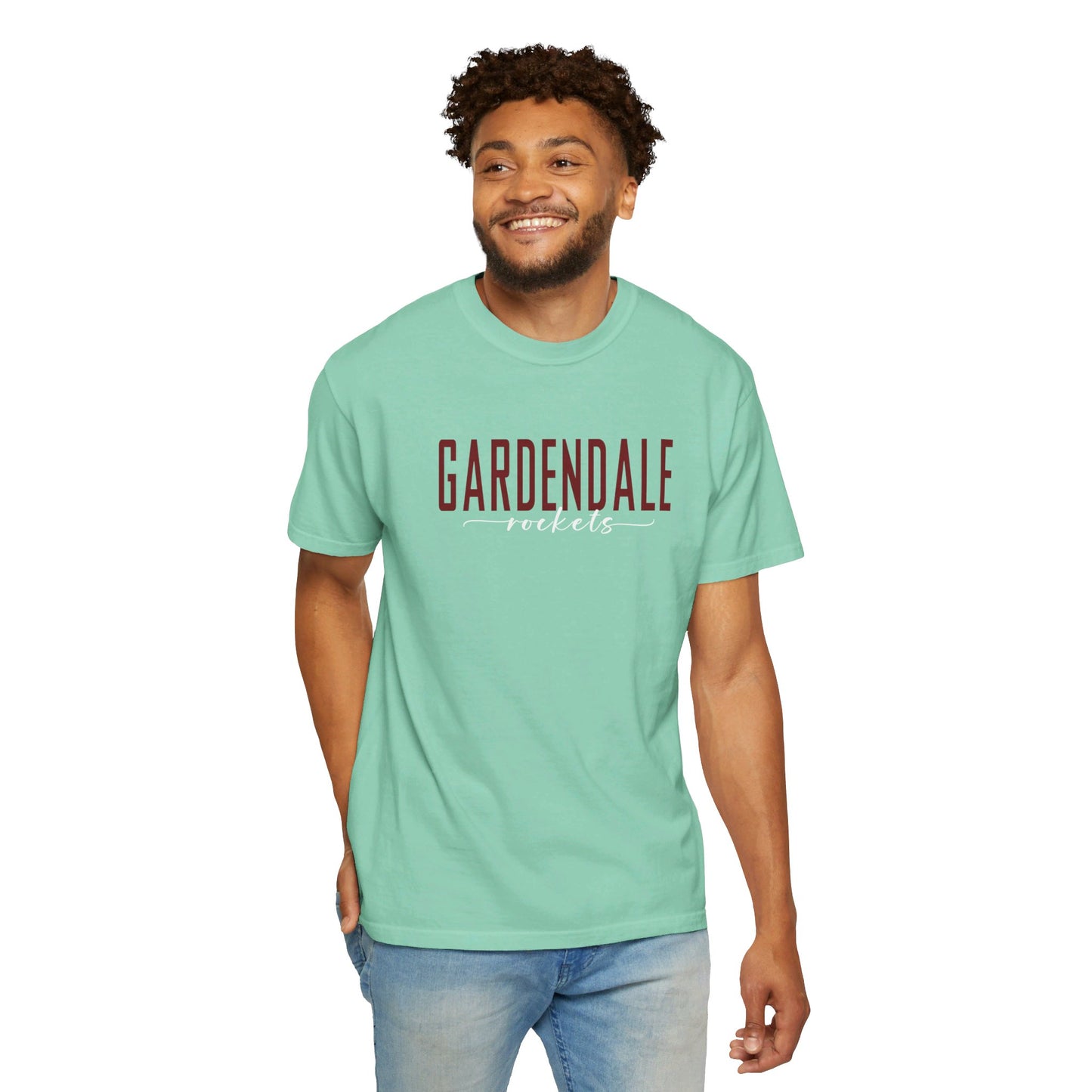 Gardendale Rockets Unisex Garment-Dyed T-shirt