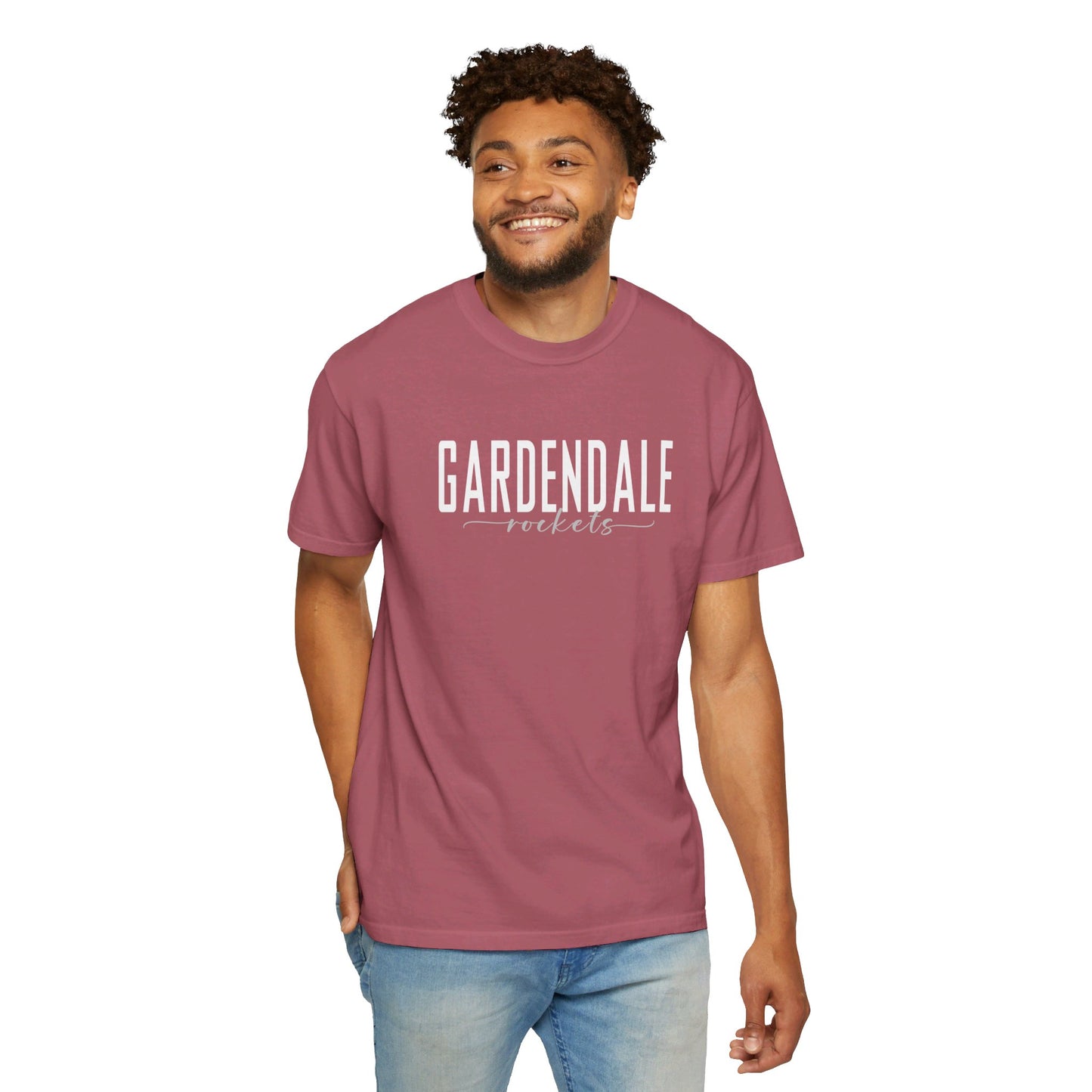 Gardendale Rockets Unisex Garment-Dyed T-shirt