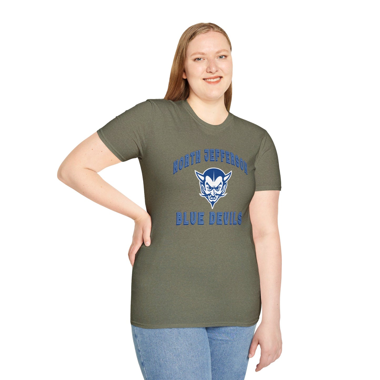 NJ Blue Devils Vintage Softstyle T-Shirt