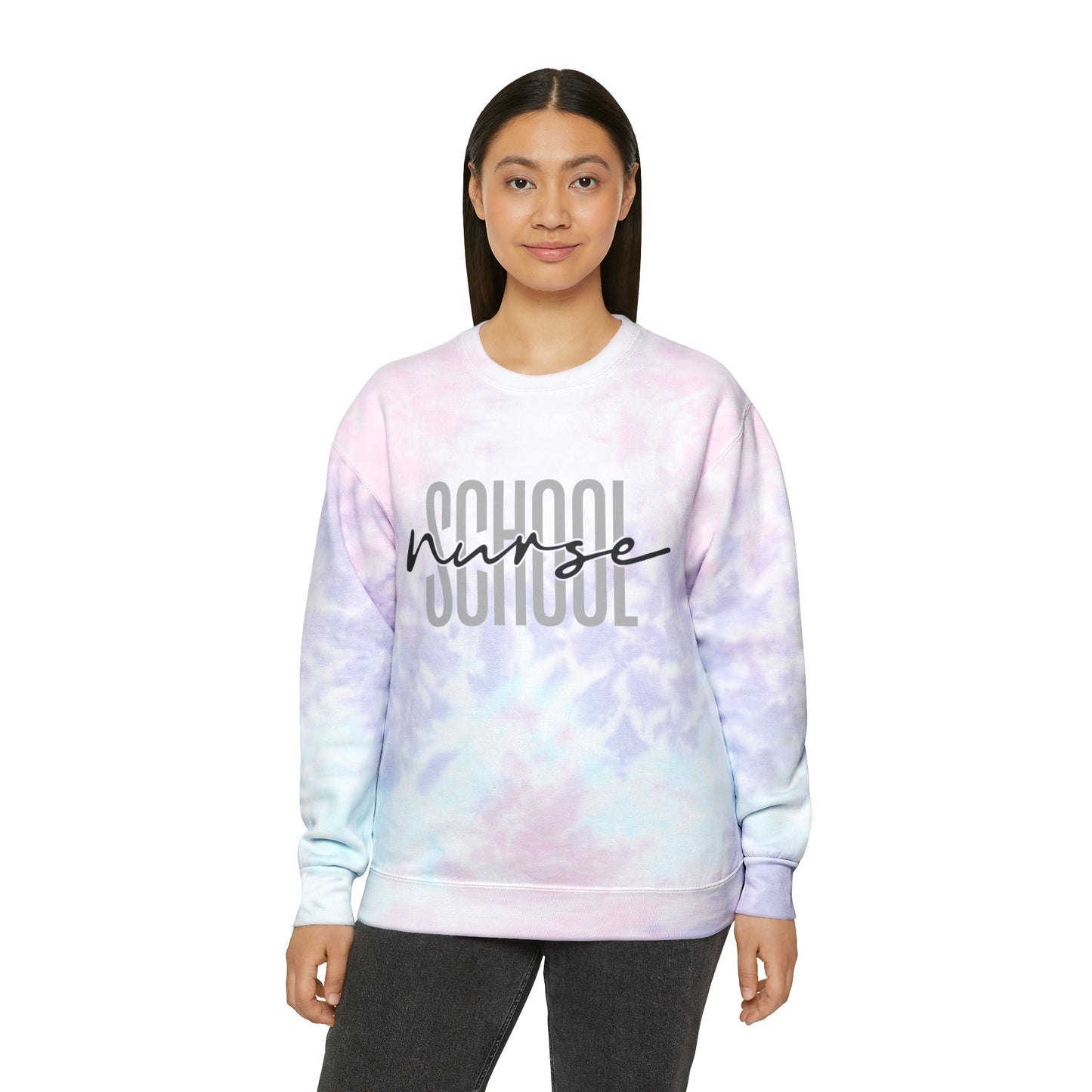 School Nurse Tie-Dye Sweatshirt