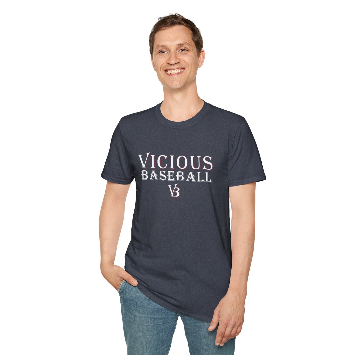 Vicious Baseball Unisex Softstyle T-Shirt