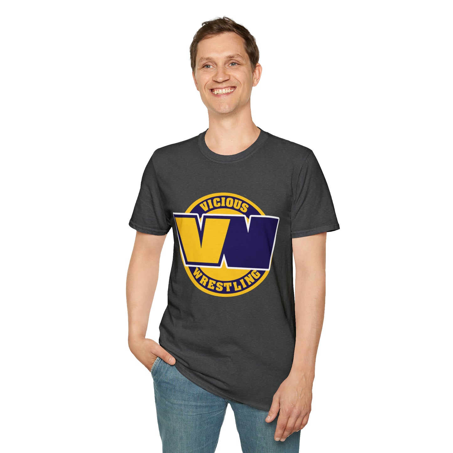 Vicious Wrestling Logo Softstyle T-Shirt