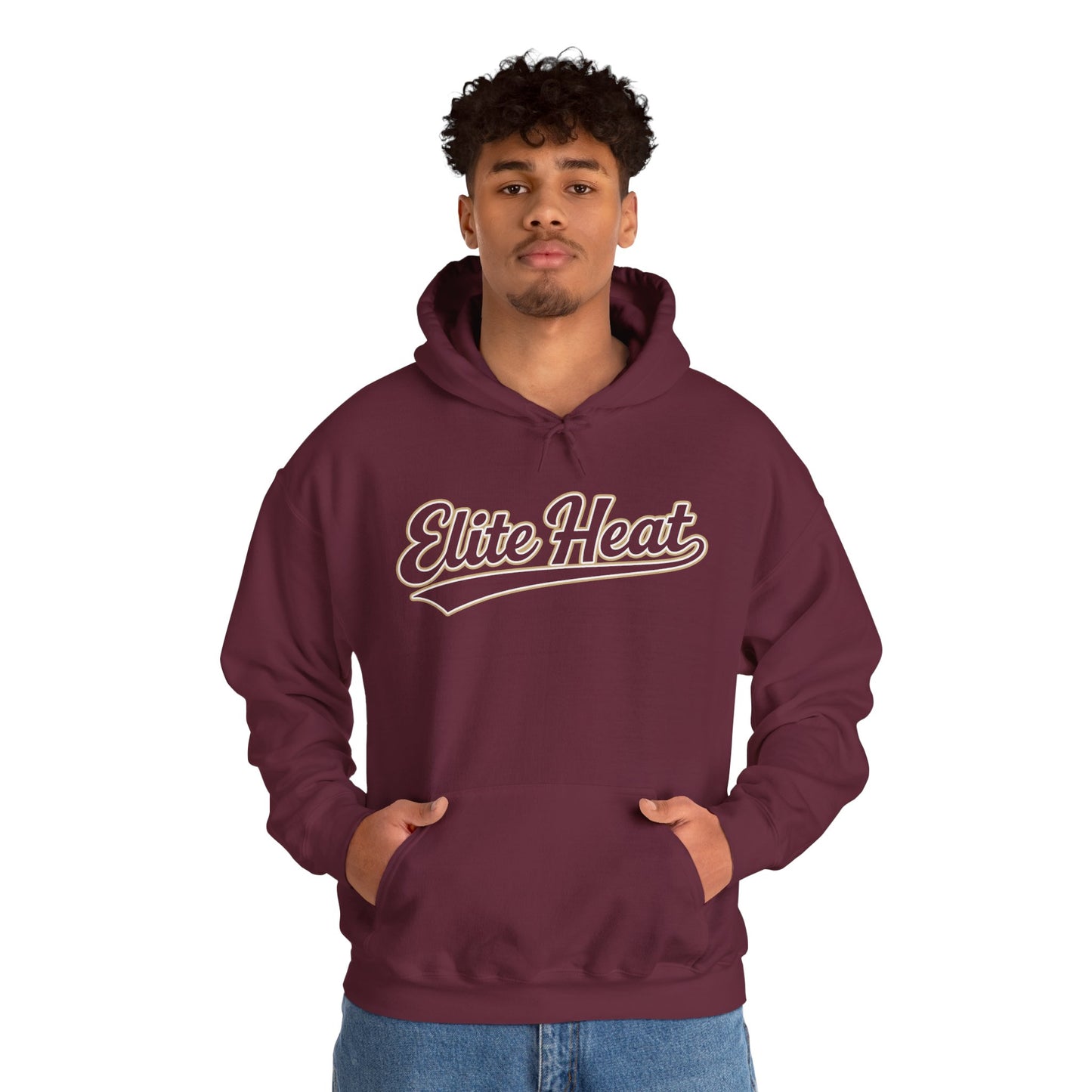 Elite Heat Hoodie — Retro Script Pullover