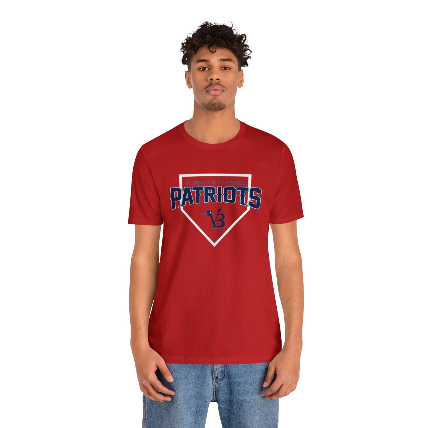 VB Patriots Plate Jersey Short Sleeve Tee