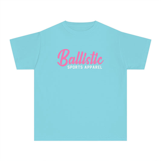 Ballistic Pink Logo Youth Midweight Tee