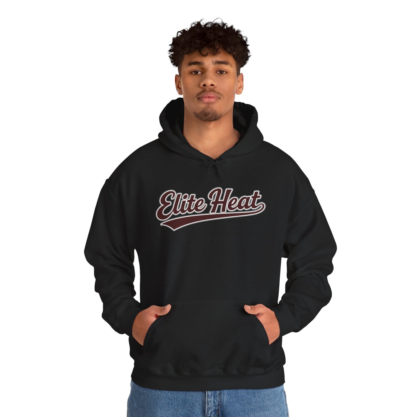 Elite Heat Hoodie — Retro Script Pullover
