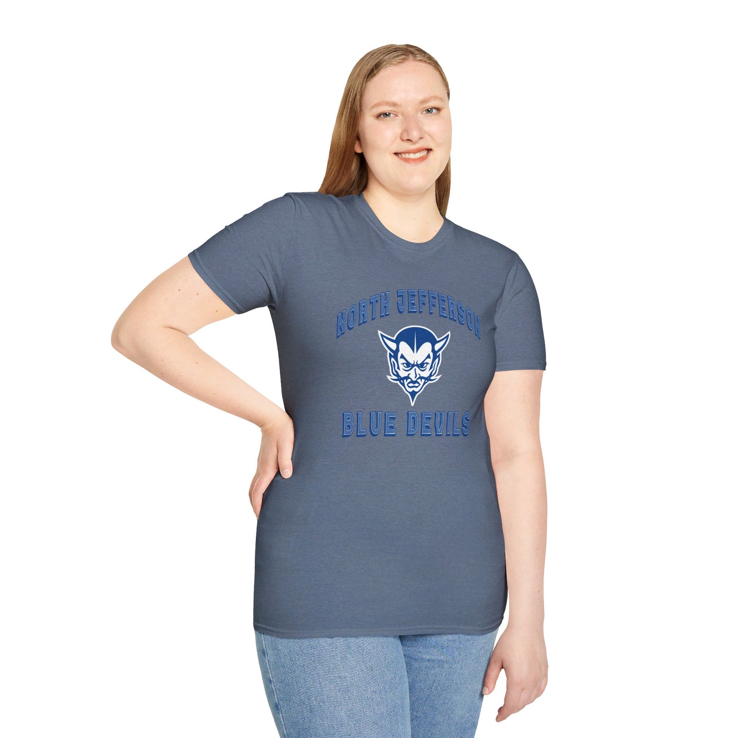 NJ Blue Devils Vintage Softstyle T-Shirt