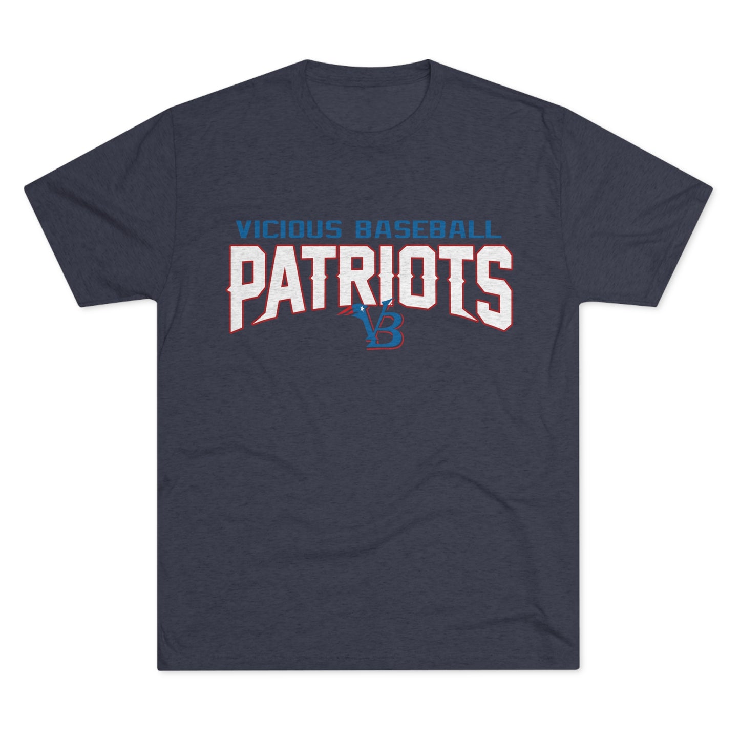 VB Patriots Tri-Blend Crew Tee